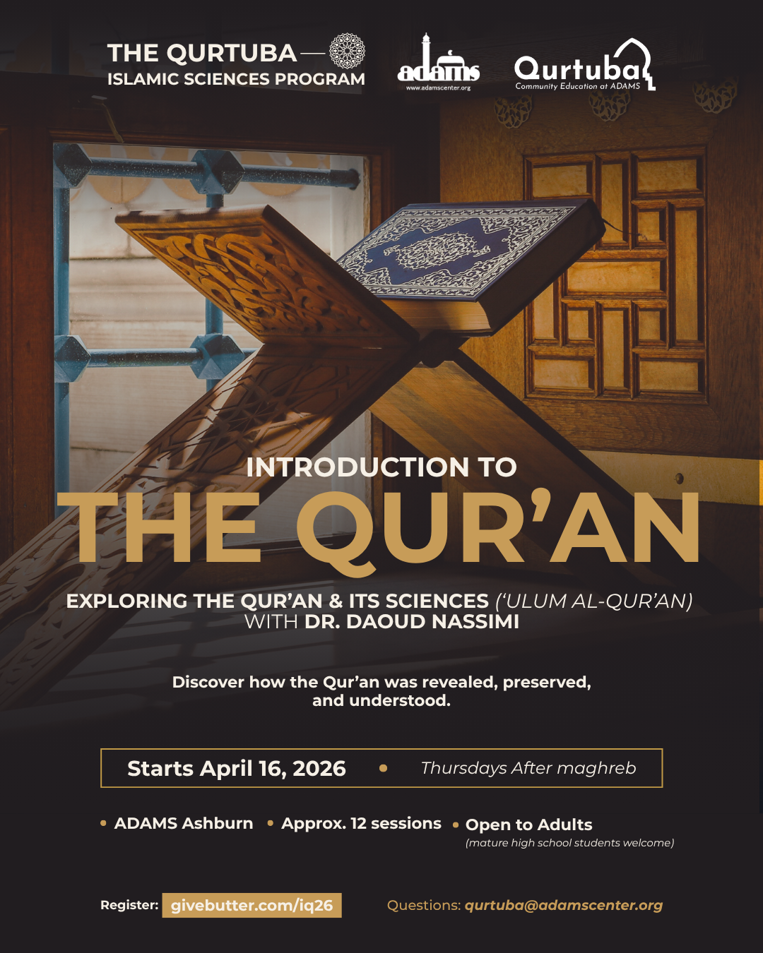 Campaign cover image for Introduction to the Qur’an