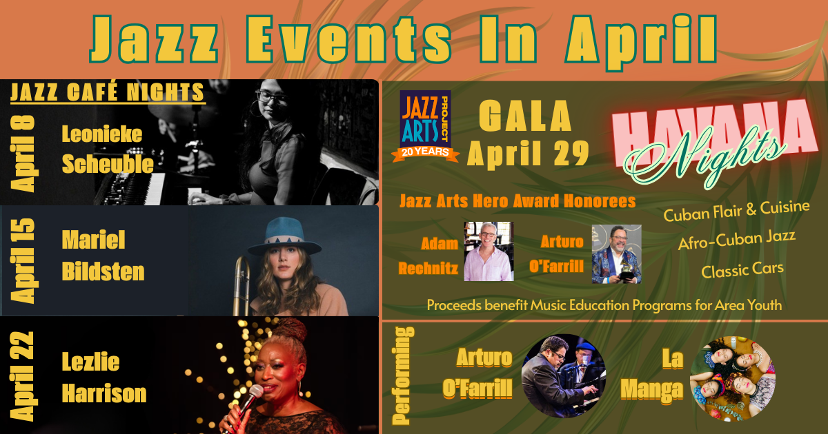 Campaign cover image for Jazz Arts Project: April Events 2026