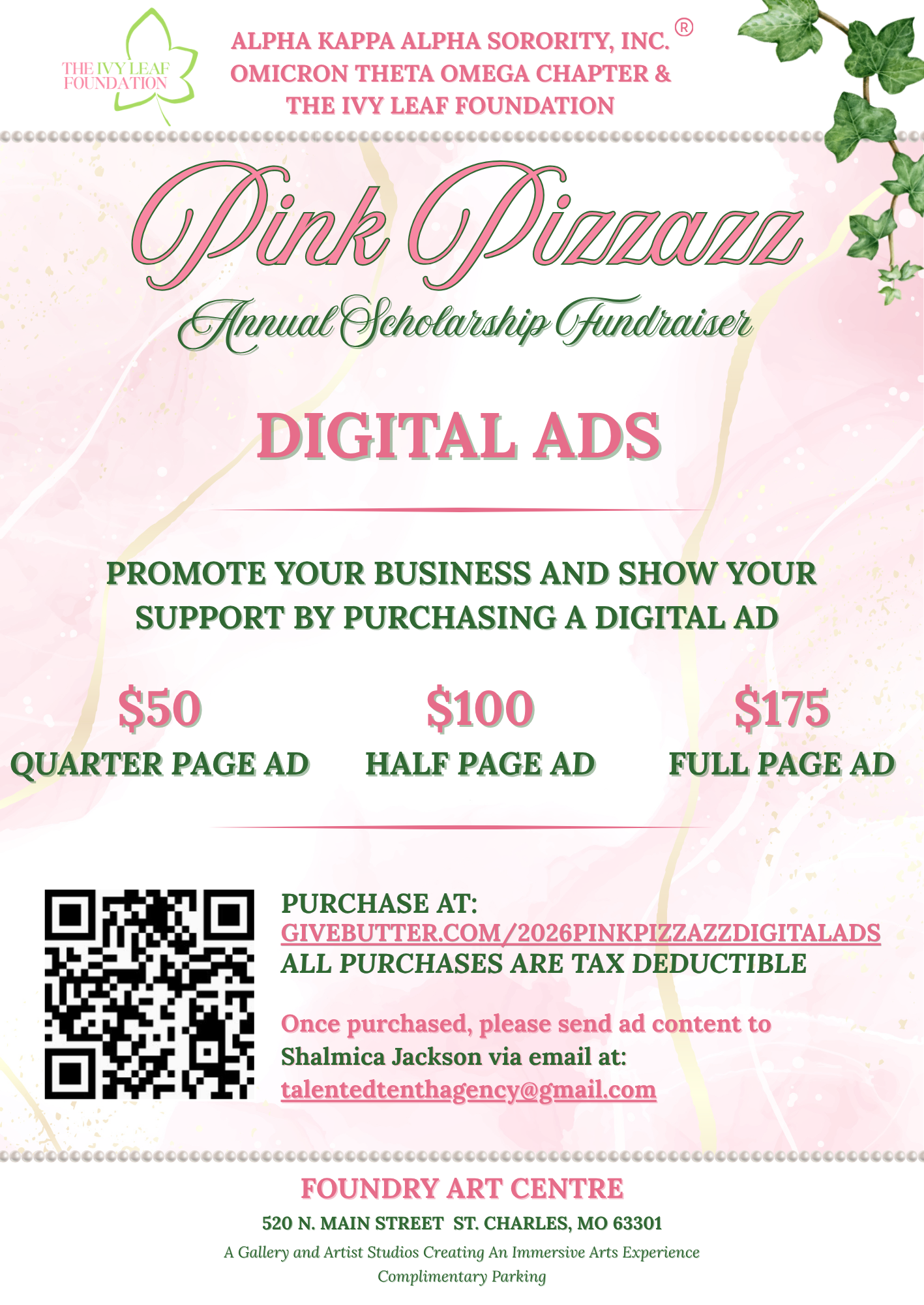 Campaign cover for 2026 Pink Pizzazz Digital Ads