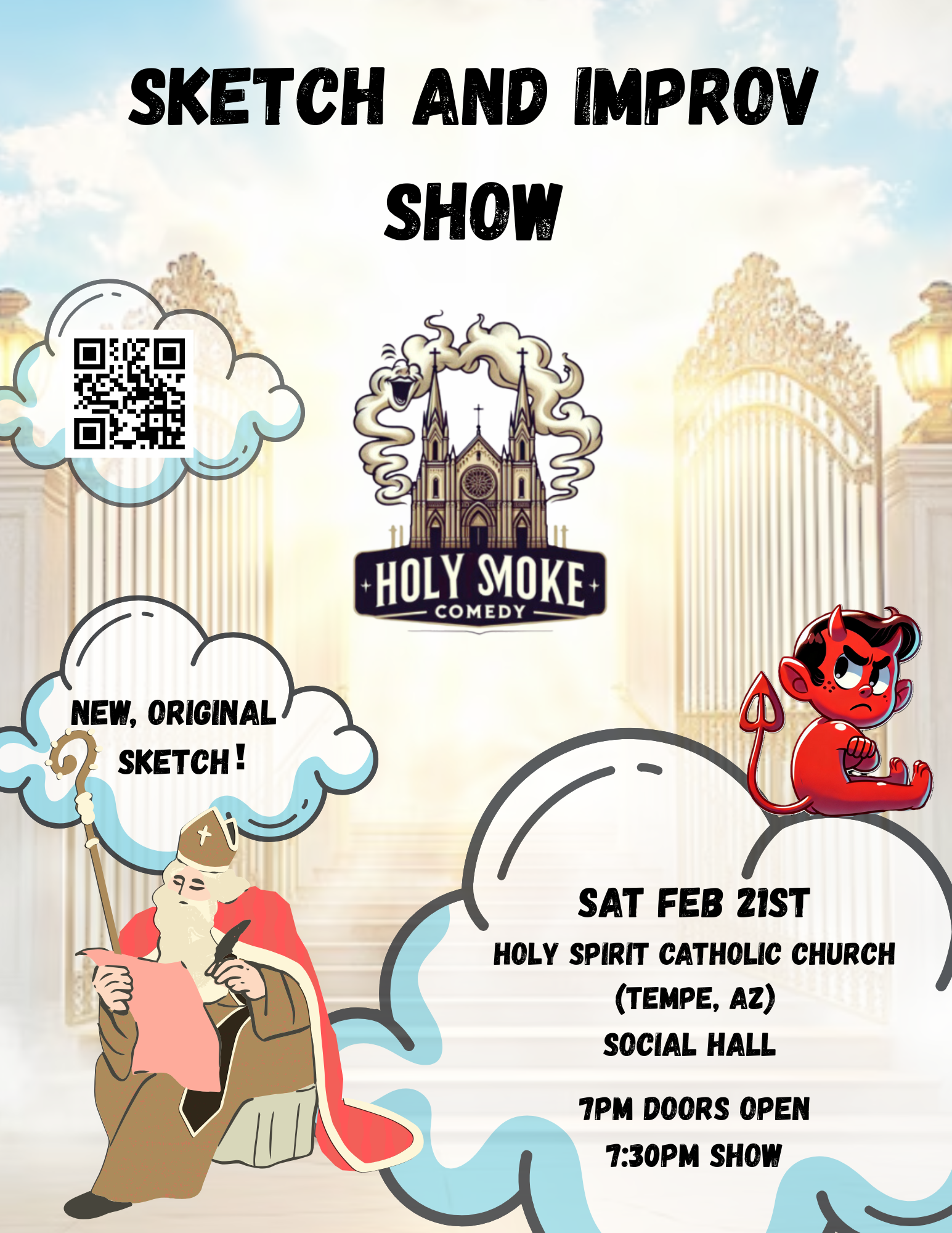 Campaign cover image for Feb 21 Improv & Sketch Comedy show