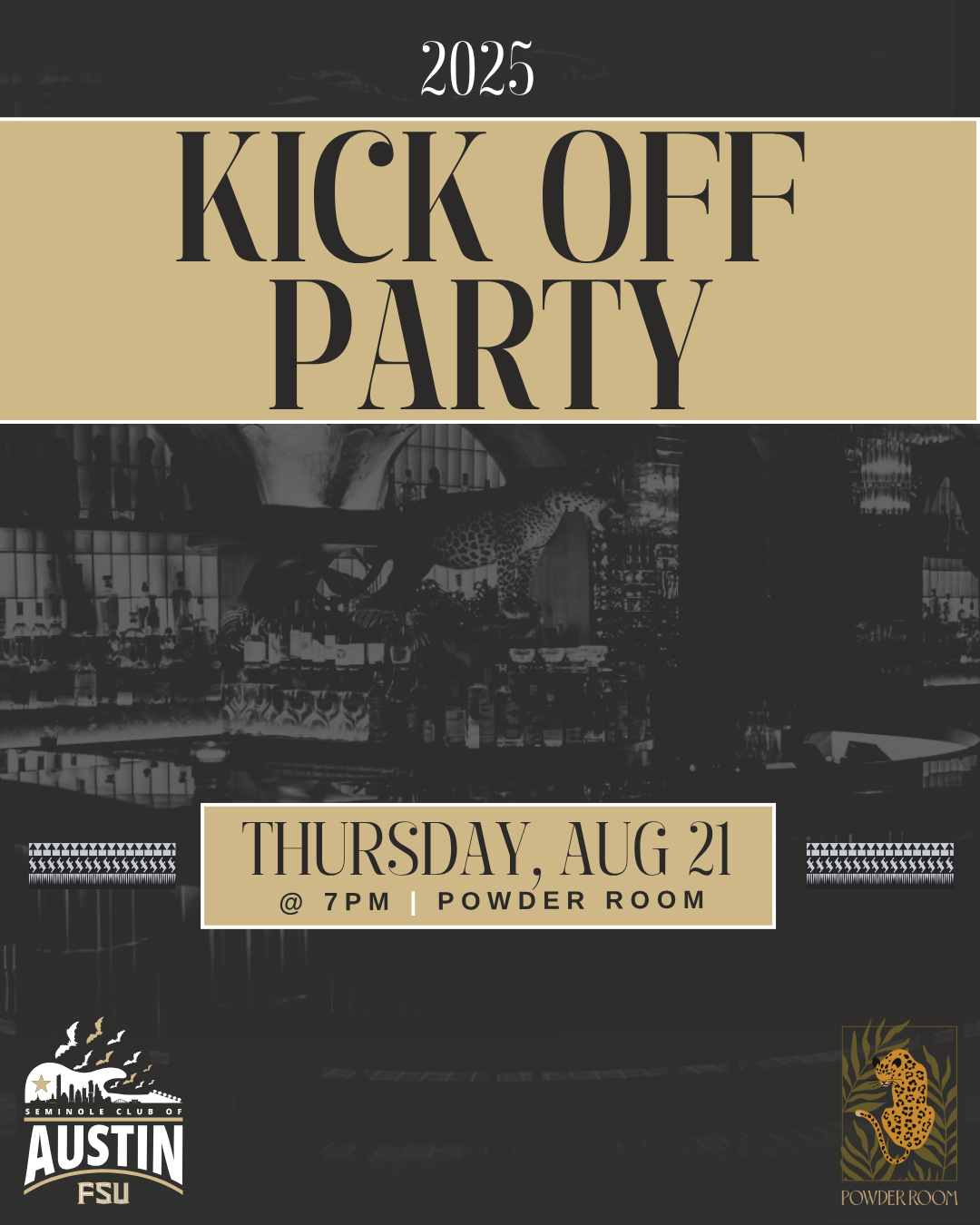 Campaign cover image for 2025 Kick Off Party @ Powder Room