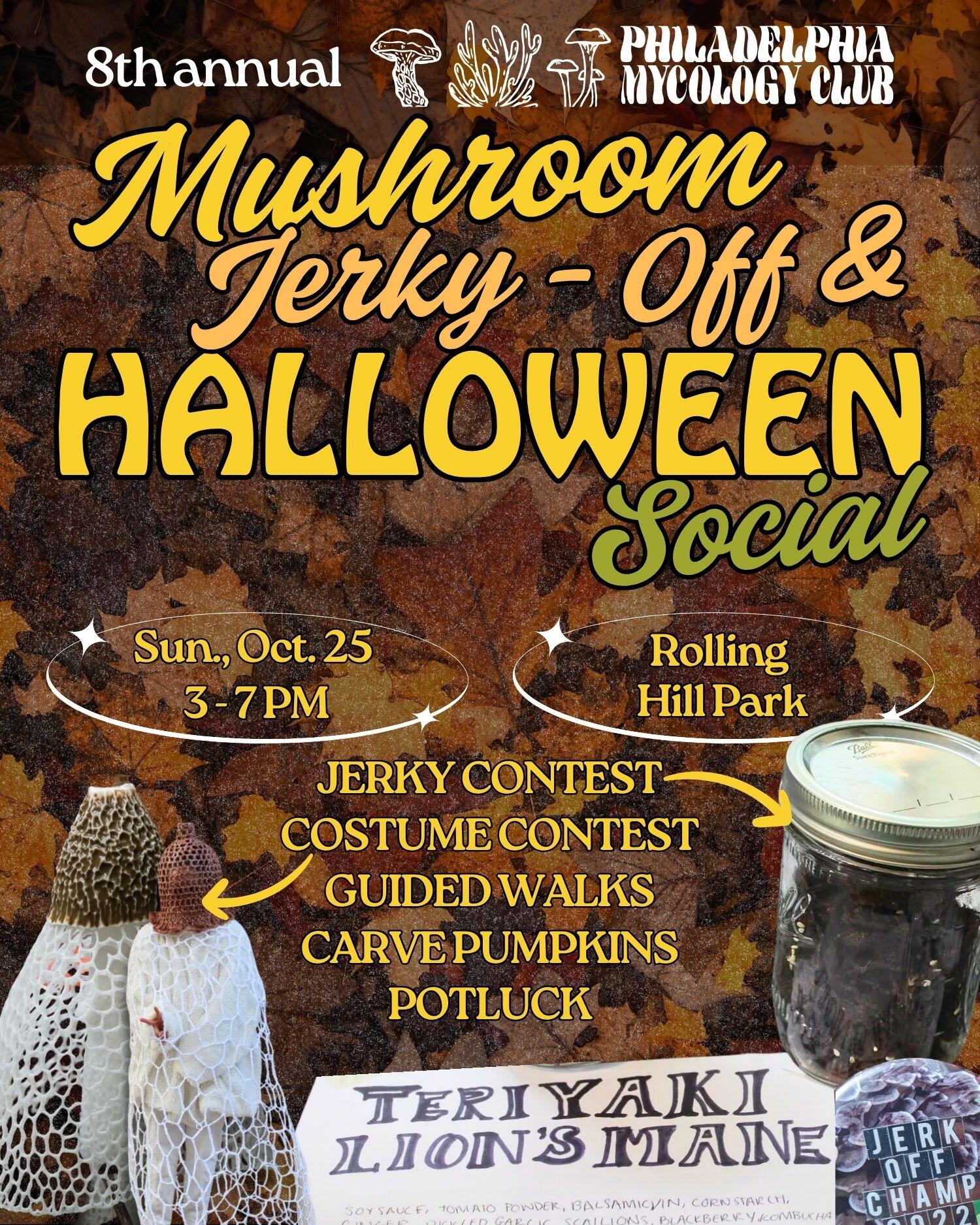 Campaign cover image for 8th Annual Mushroom Jerky-Off and Halloween Fungi Social