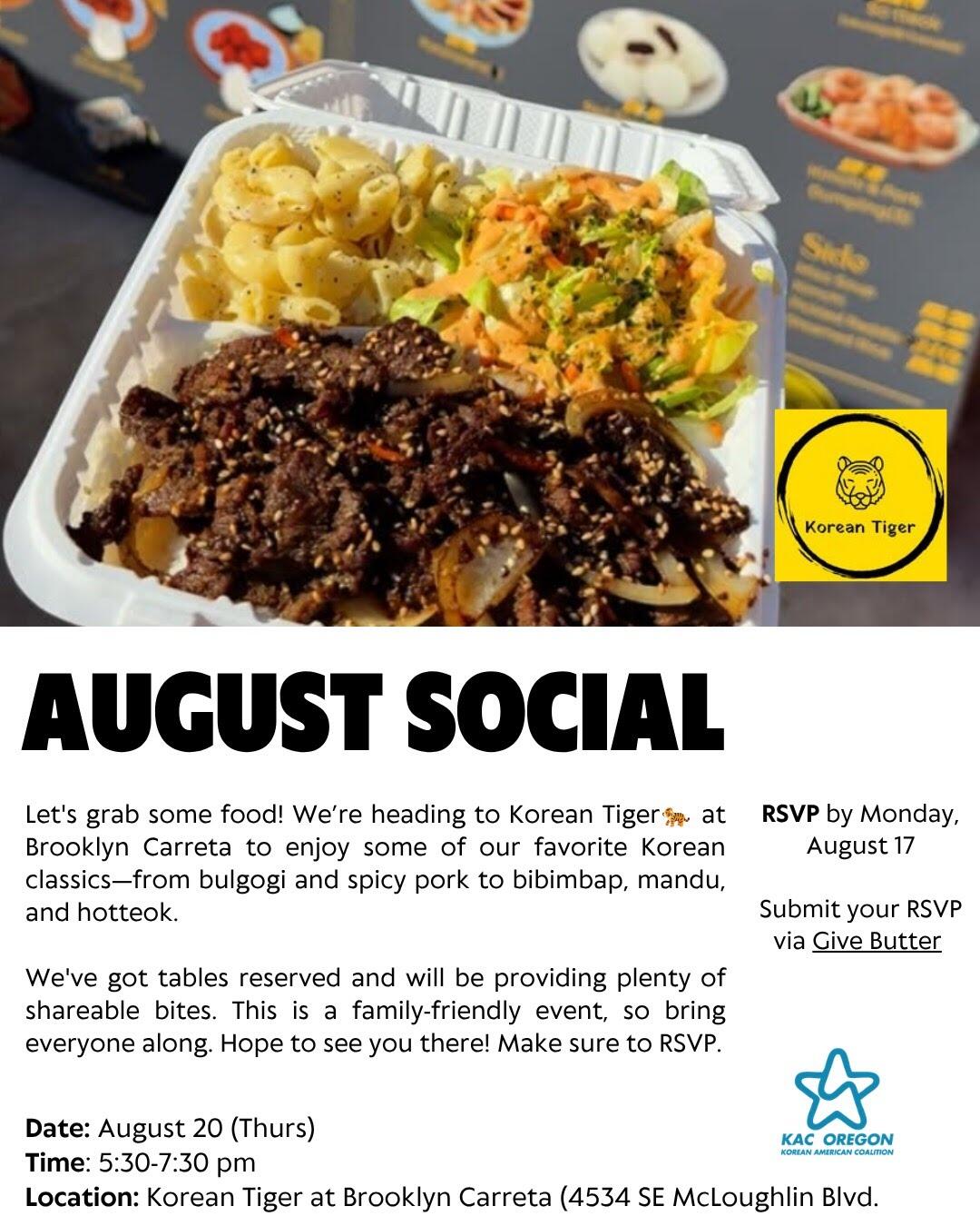 Campaign cover image for KAC August Social