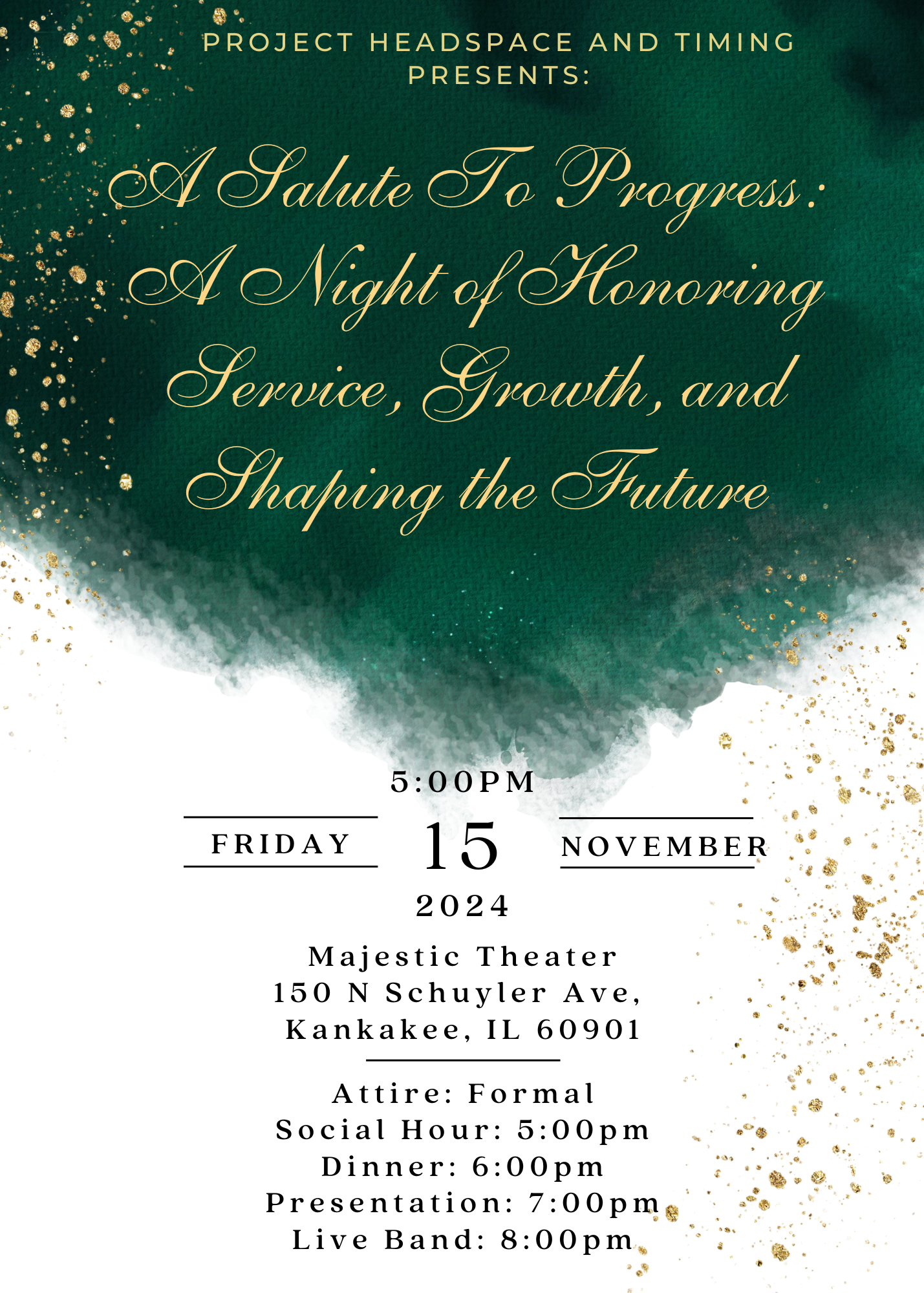 Campaign cover image for A Salute To Progress:  A Night of Honoring Service, Growth, and Shaping the Future