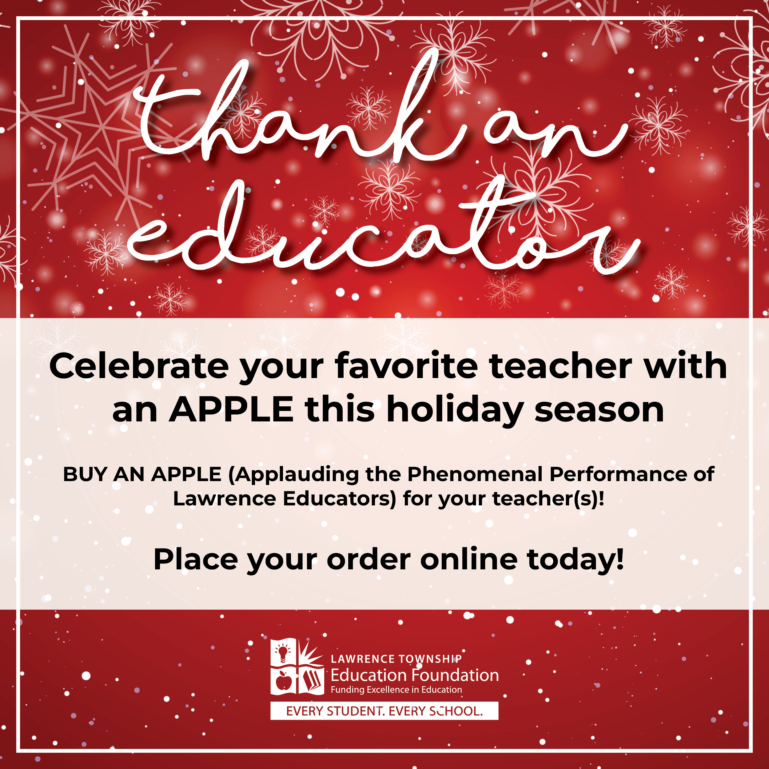 Campaign cover image for Year End/Holiday Apple