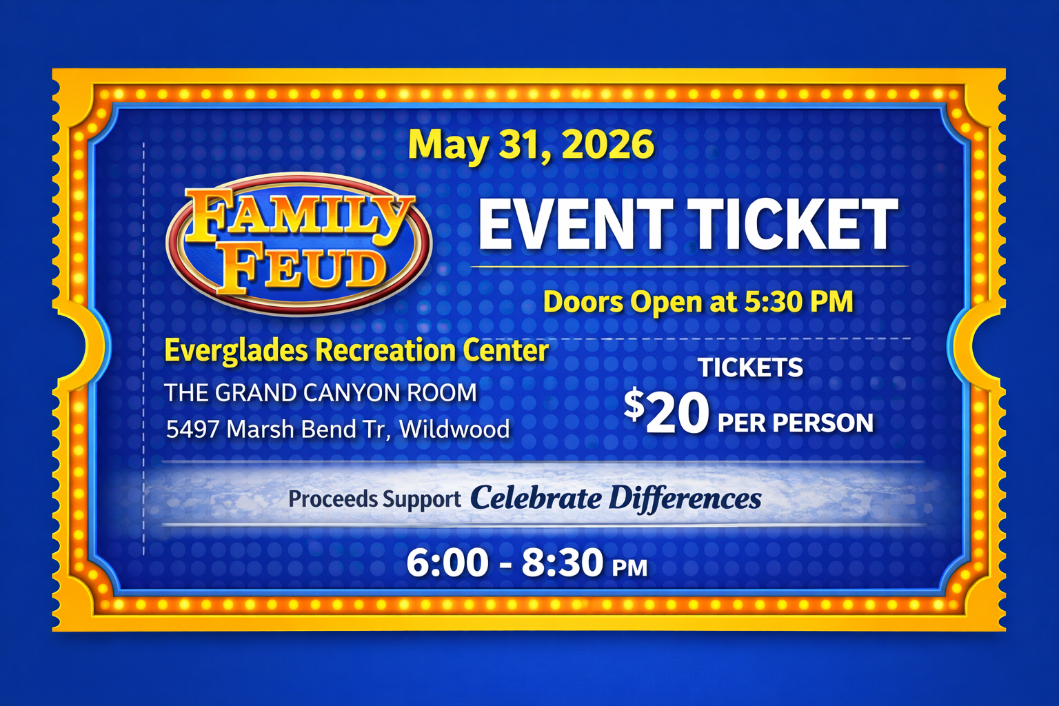 Campaign cover image for Family Feud FUNdraiser