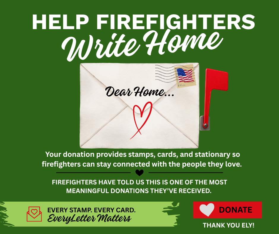 Campaign cover image for Help Firefighters Write Home ❤️
