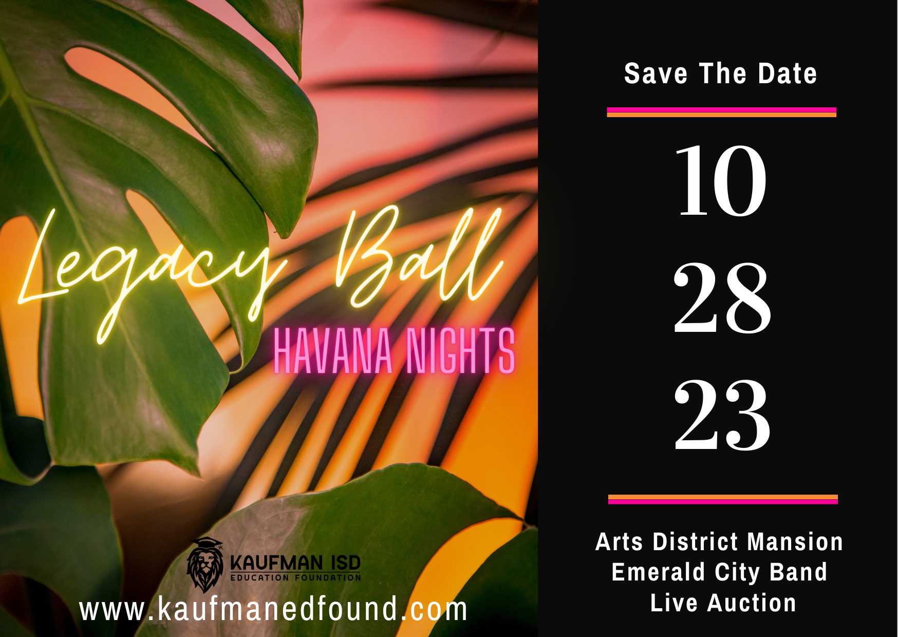 Campaign cover image for Kaufman ISD Education Foundation Legacy Ball 2023