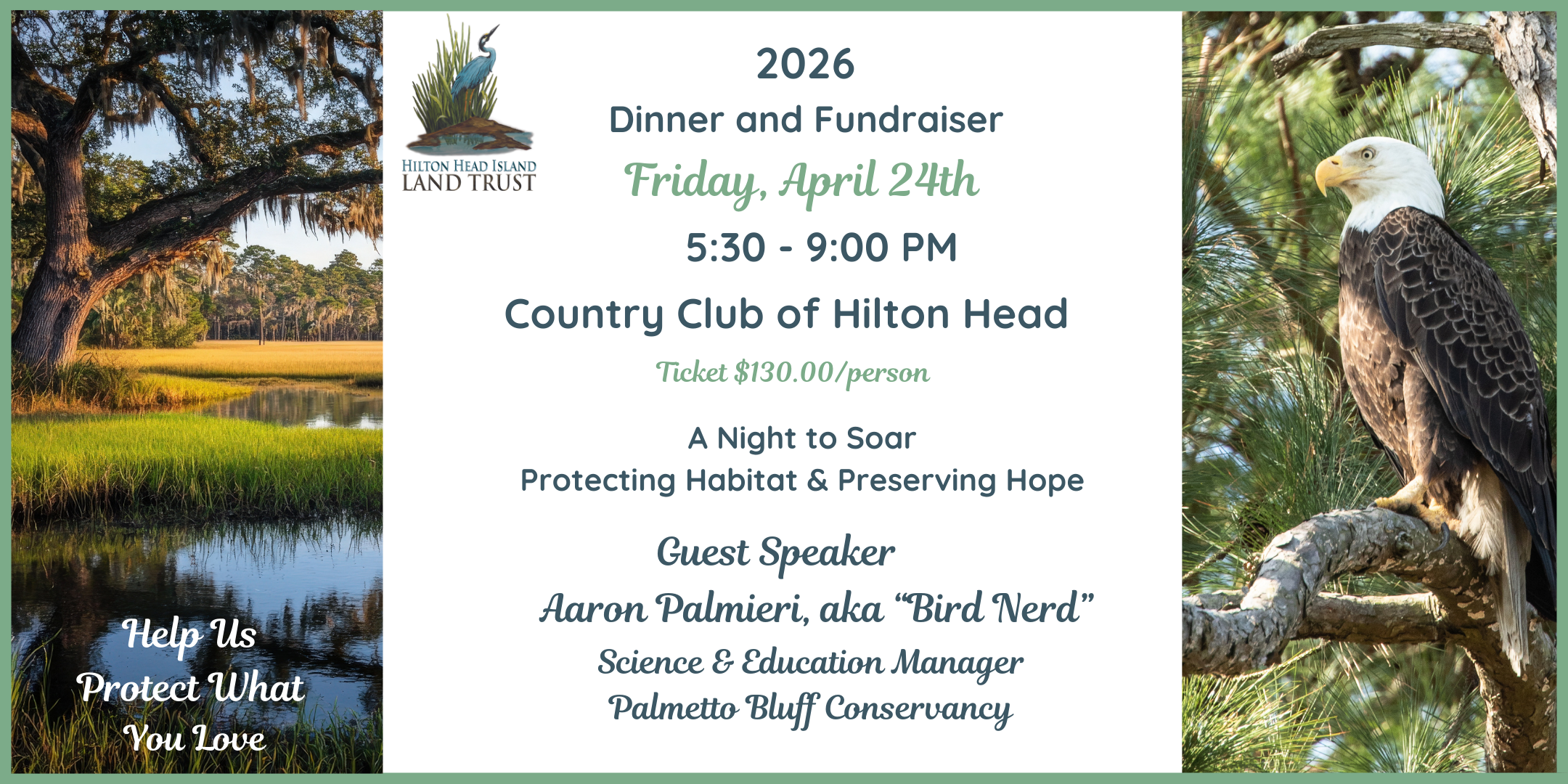 Campaign cover image for 2026 Hilton Head Island Land Trust Dinner & Fundraiser