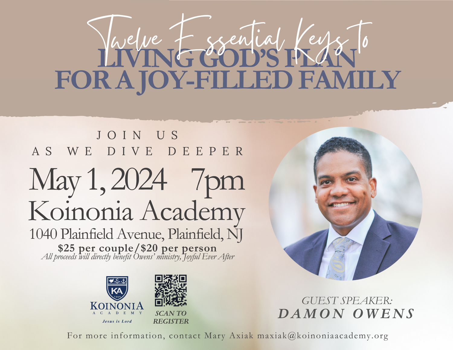 Campaign cover image for 12 Essential Keys to Living God's plan for a Joy-Filled Family