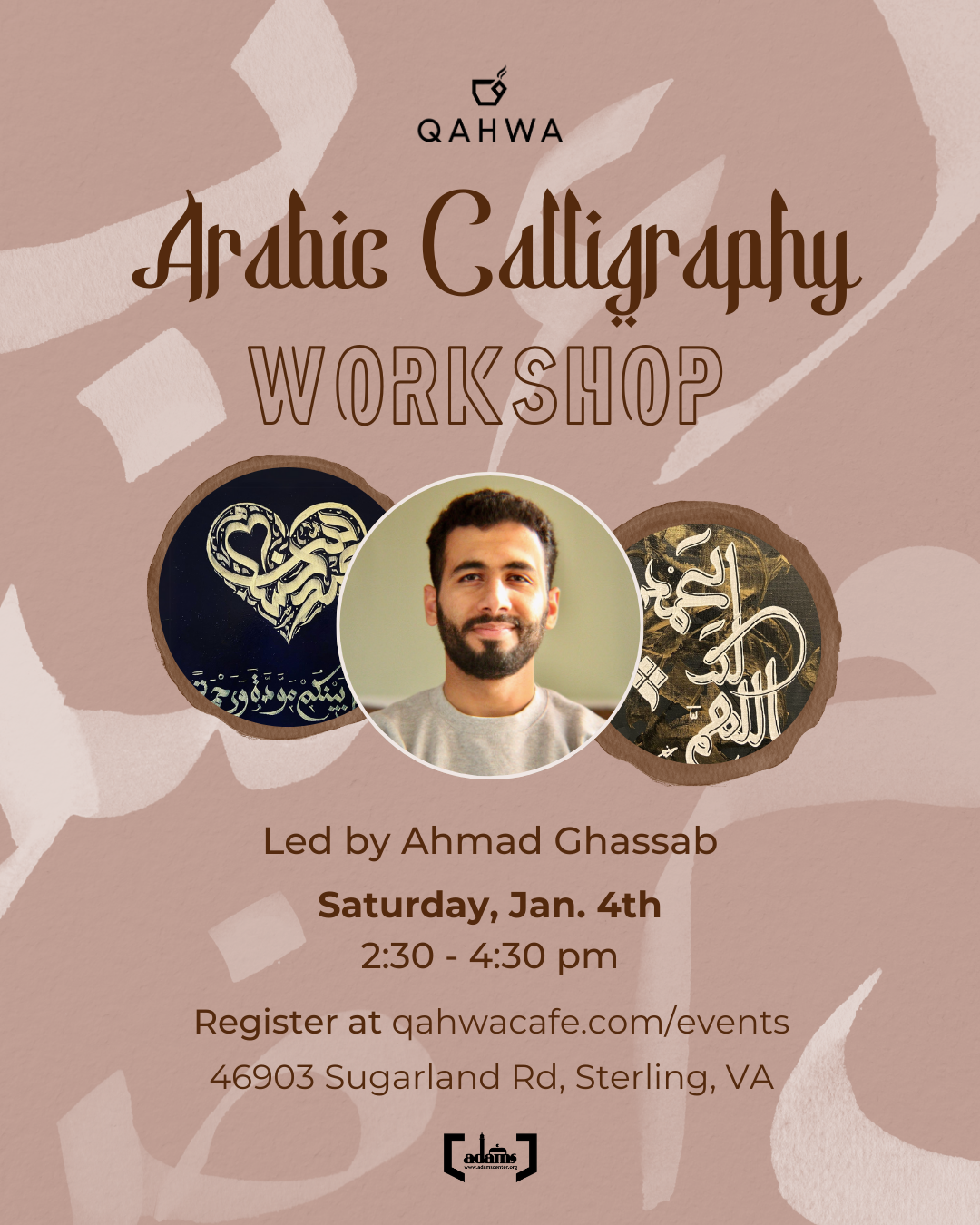 Campaign cover image for Arabic Calligraphy Workshop