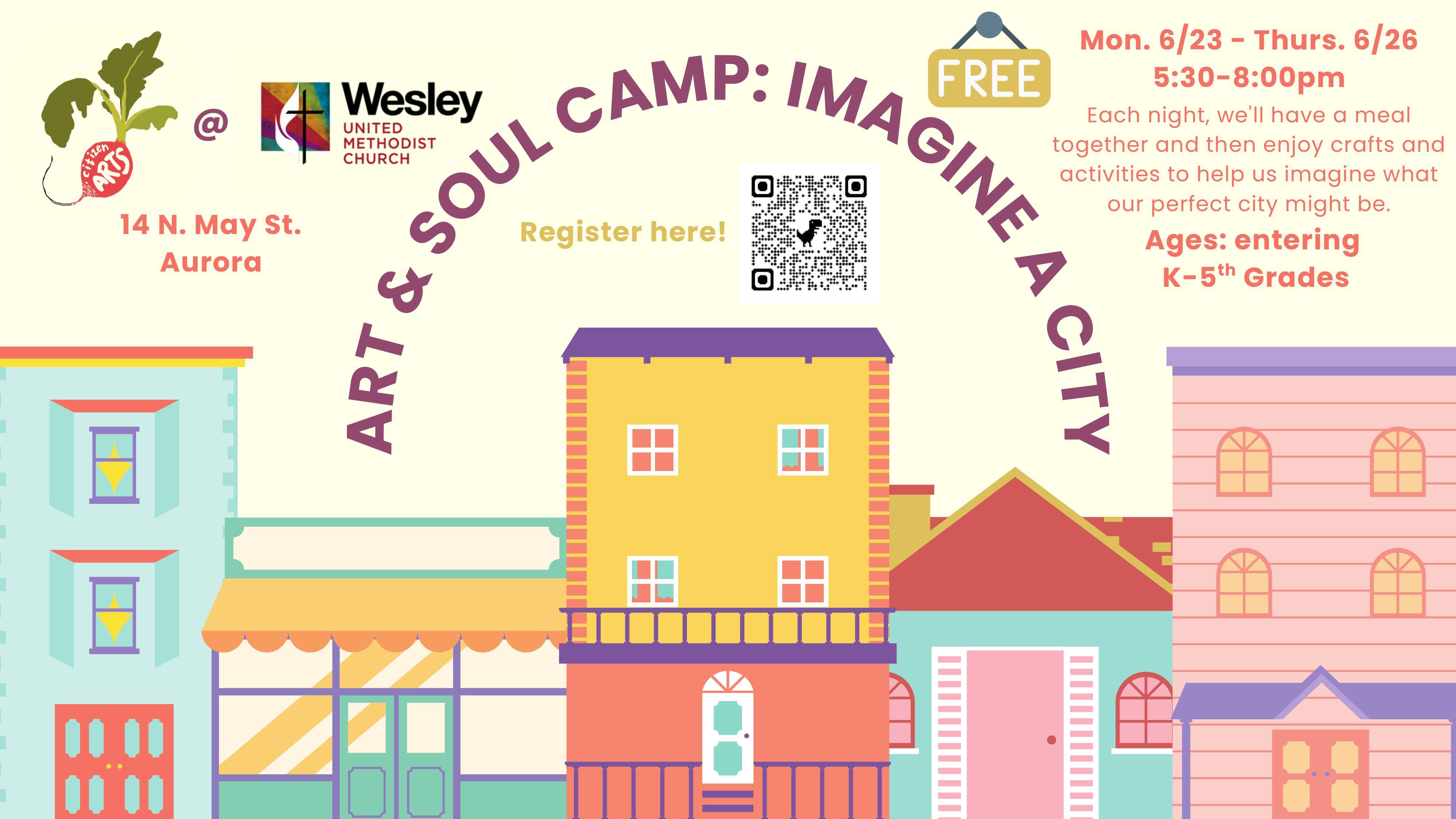 Campaign cover image for 2025 Art & Soul Camp Donations