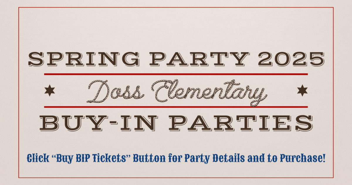 Campaign cover image for Doss Spring Party 2025: Buy-In Parties