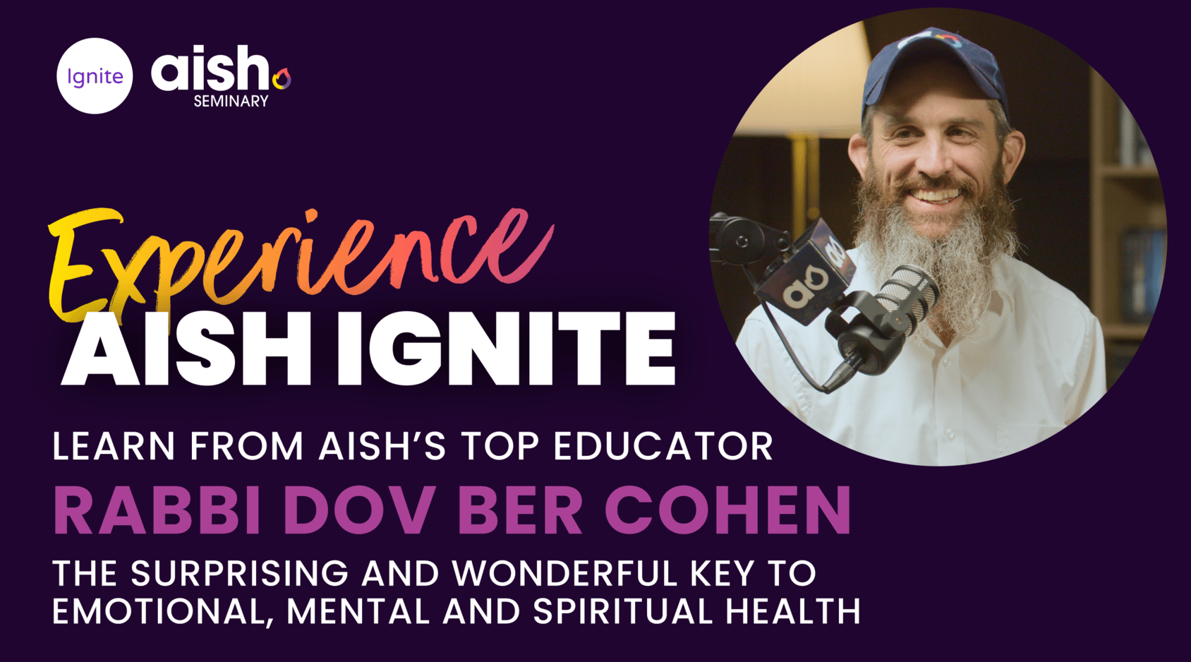 Campaign cover image for Aish Ignite Event in NY/NJ 2025