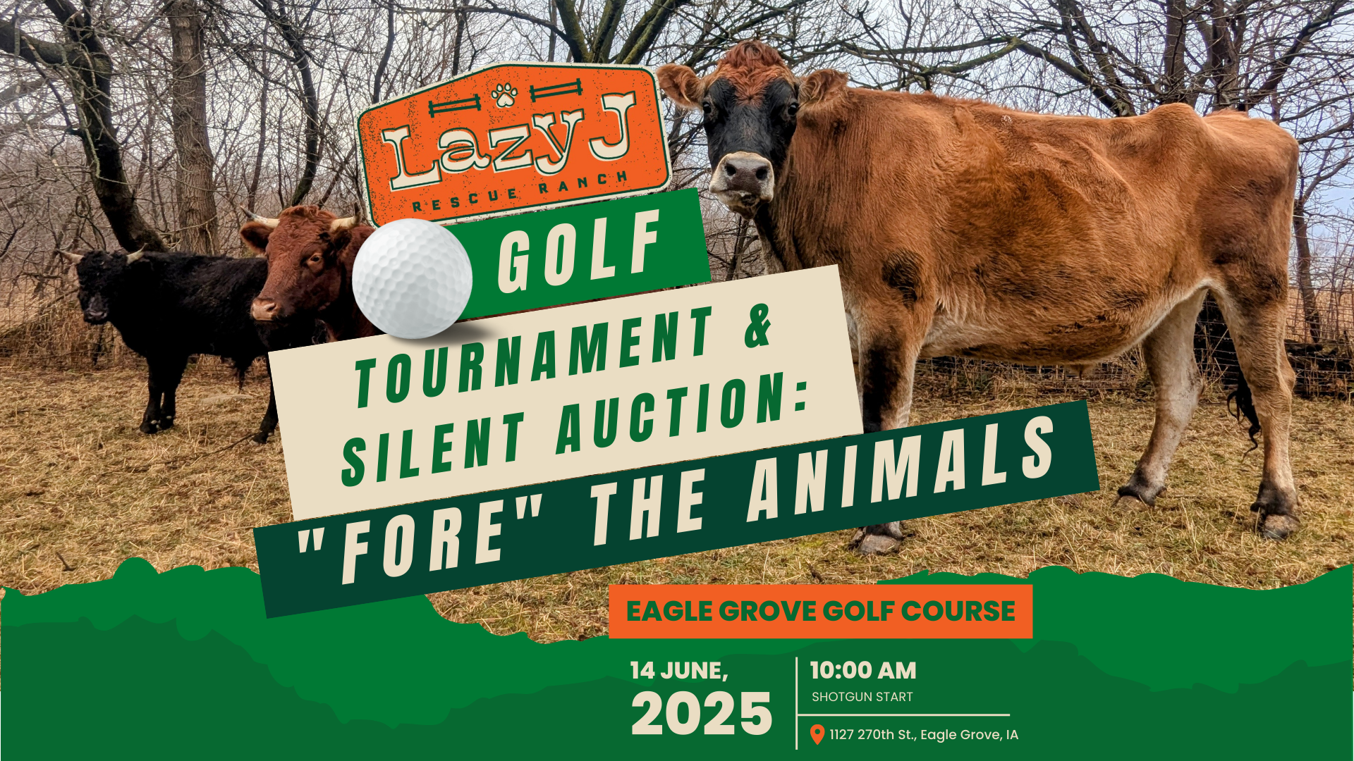 Campaign cover image for Golf Tournament & SILENT AUCTION: "Fore" the Animals