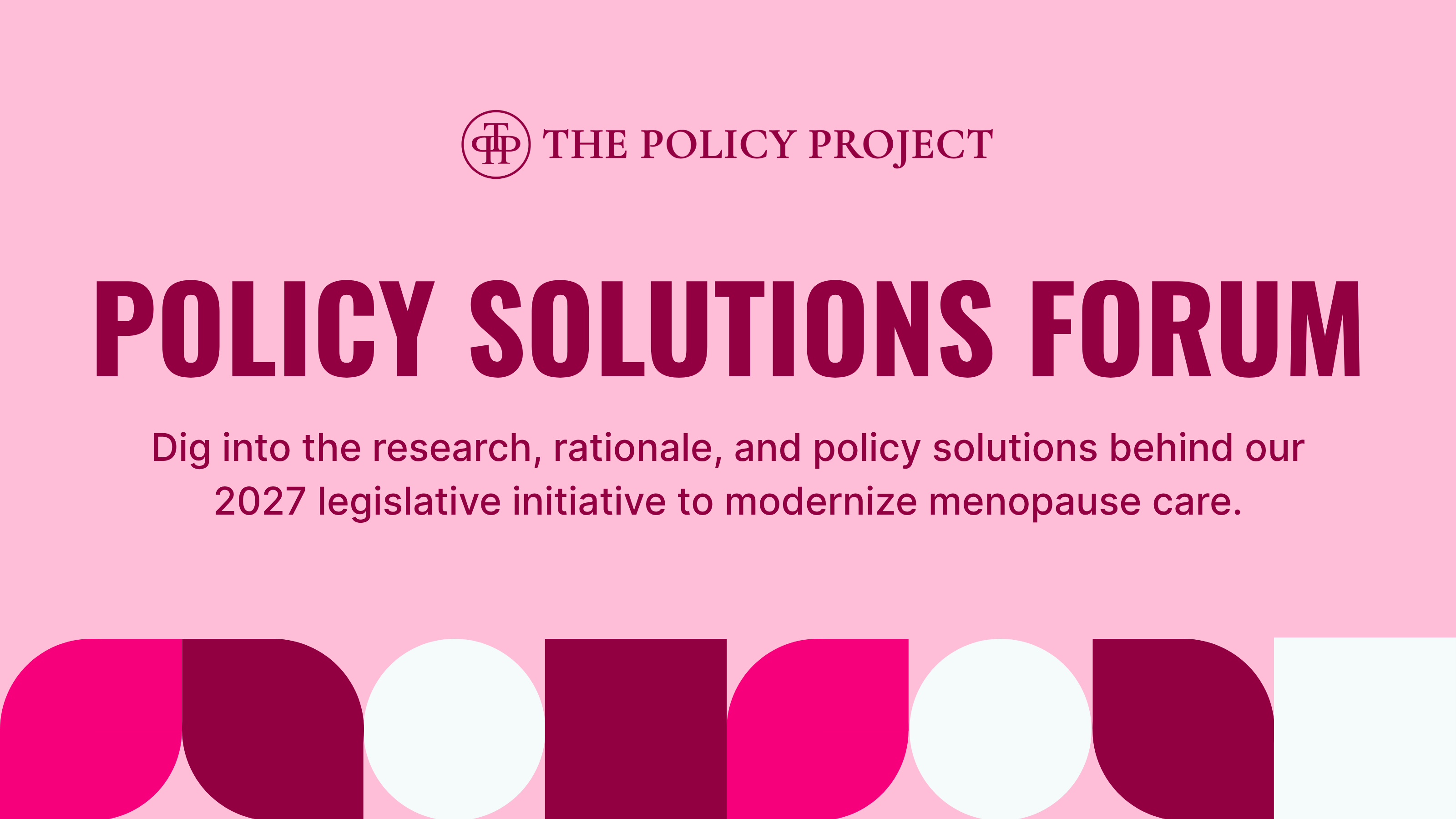 Campaign cover image for Policy Solutions Forum