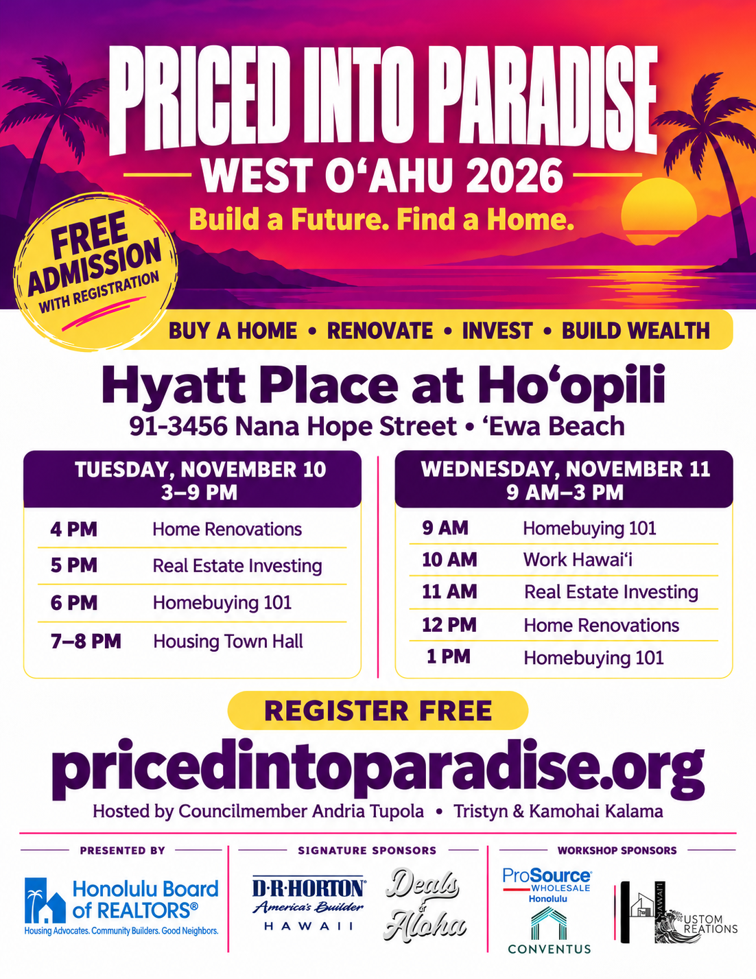 Campaign cover image for GA Priced Into Paradise - West O'ahu 2026