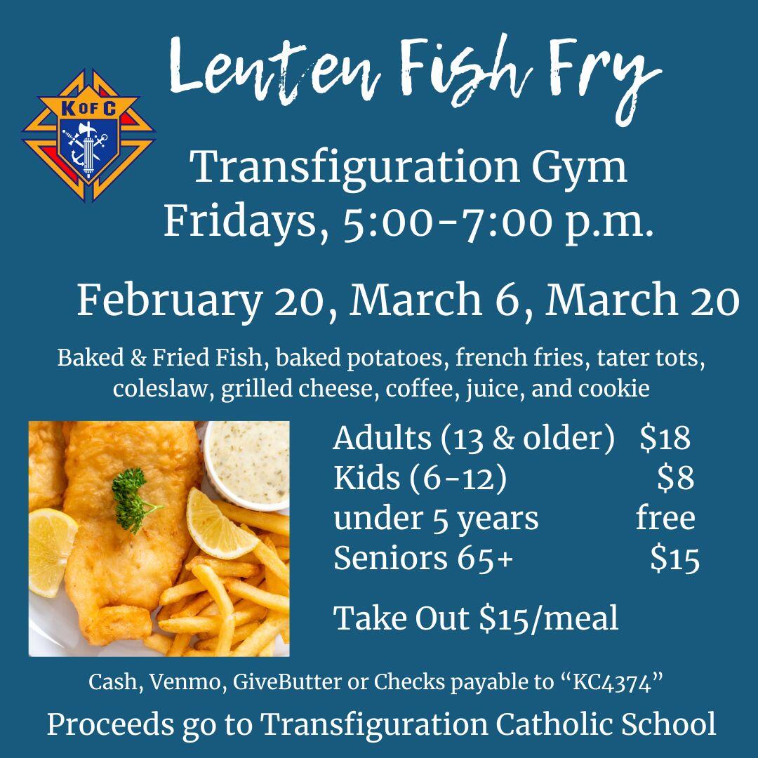 Campaign cover image for 2026 Lenten Fish Frys