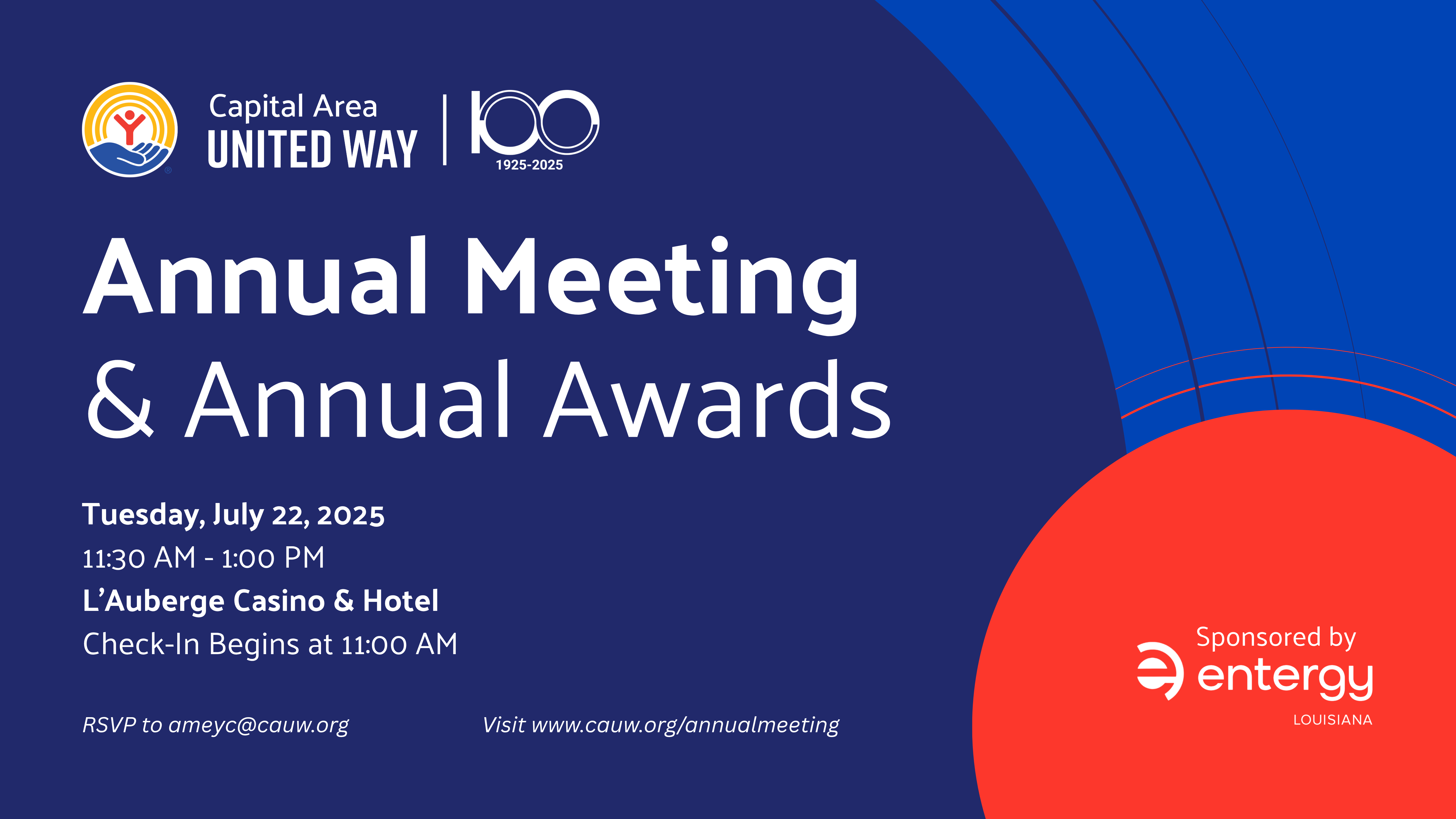 Campaign cover image for Capital Area United Way's 2025 Annual Meeting