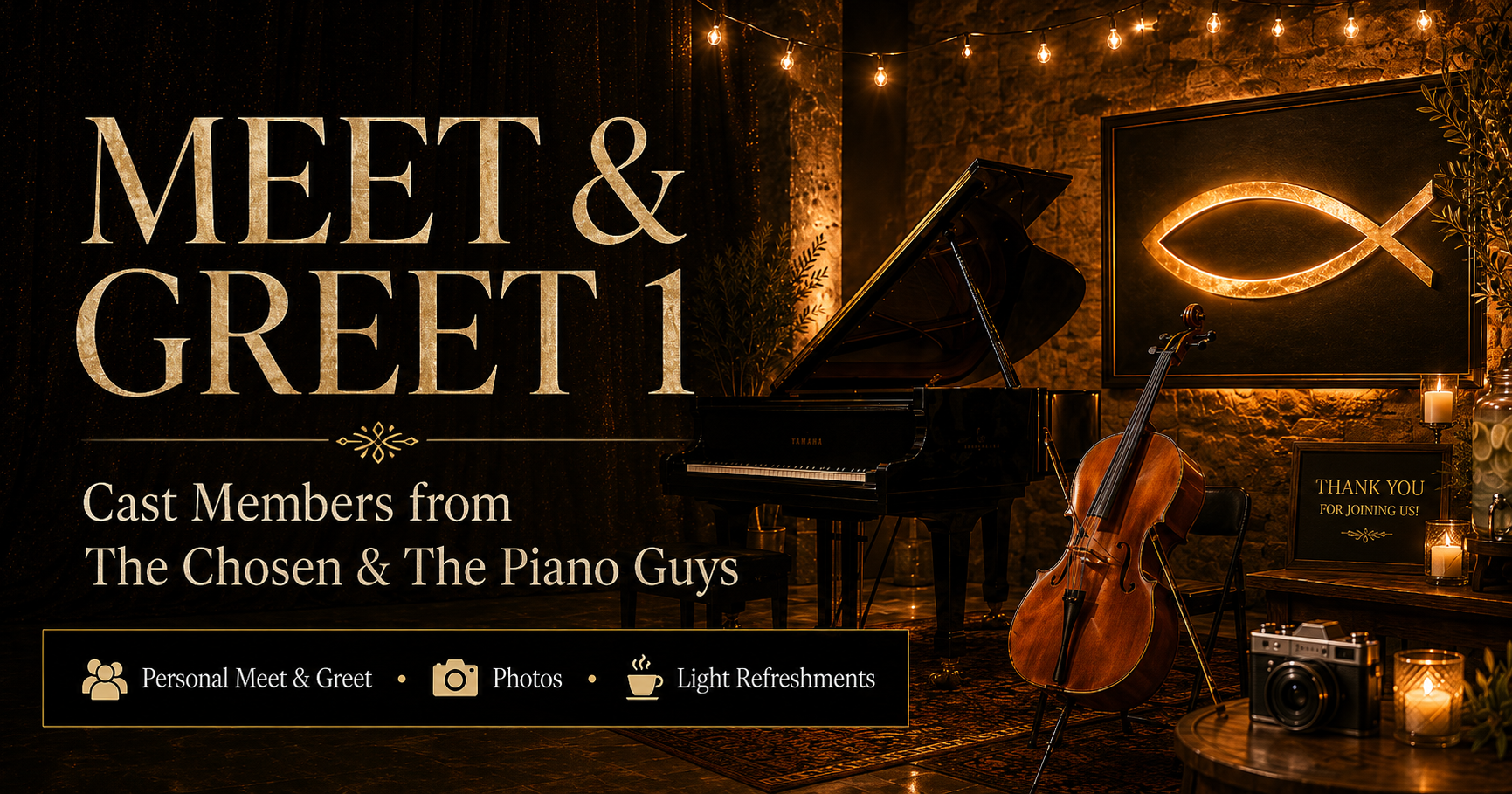 Campaign cover image for Chosen & Piano Guys Meet & Greet Experience - Fairlawn
