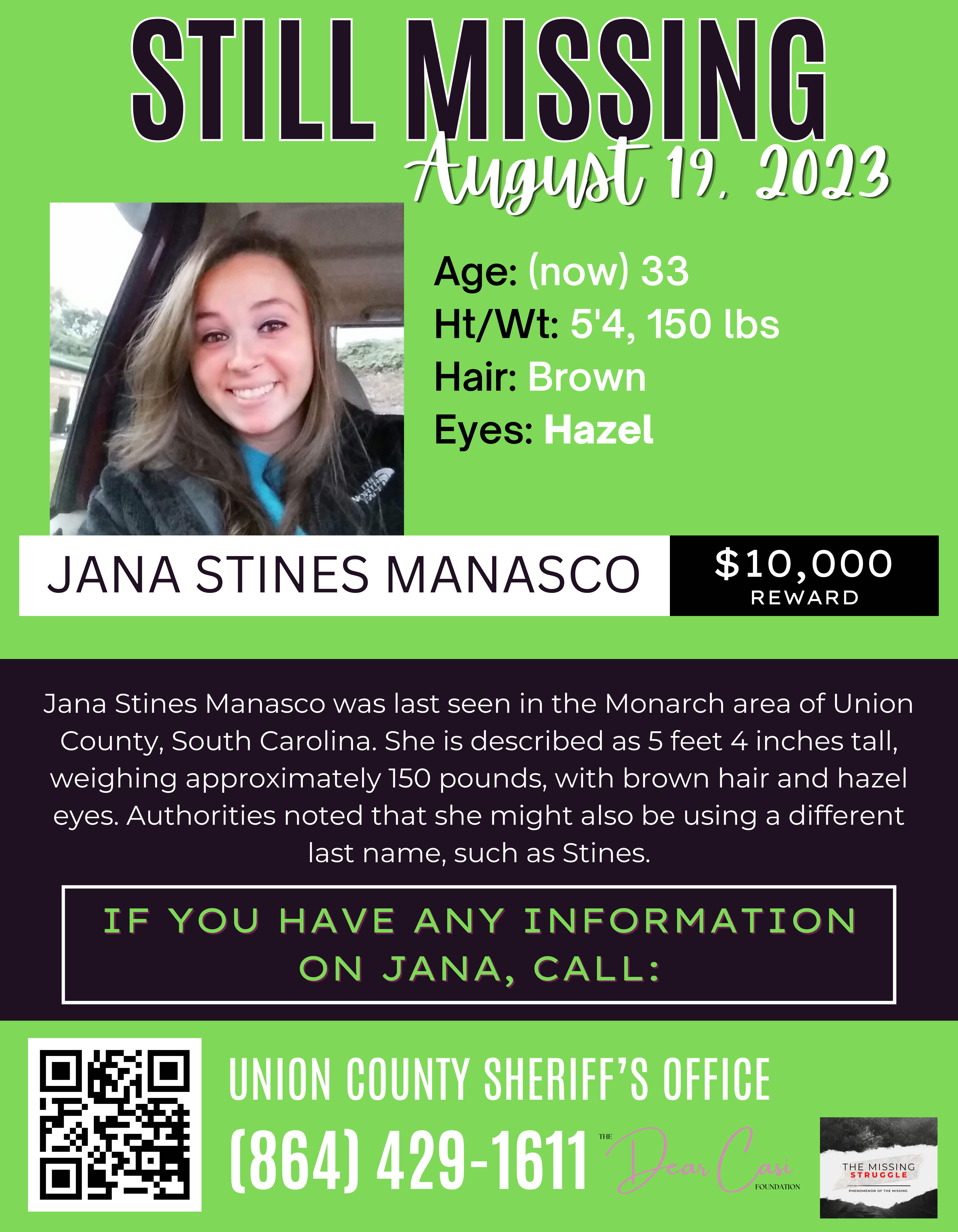 Campaign cover image for Jana Stines Manasco