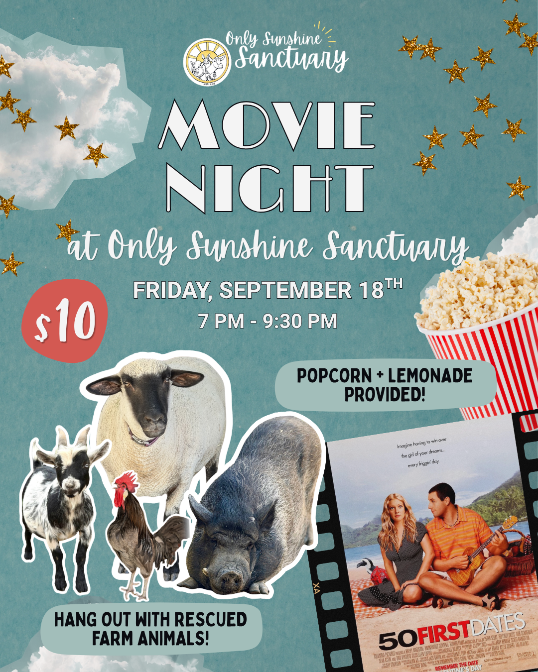 Campaign cover image for Movie Night: 50 First Dates