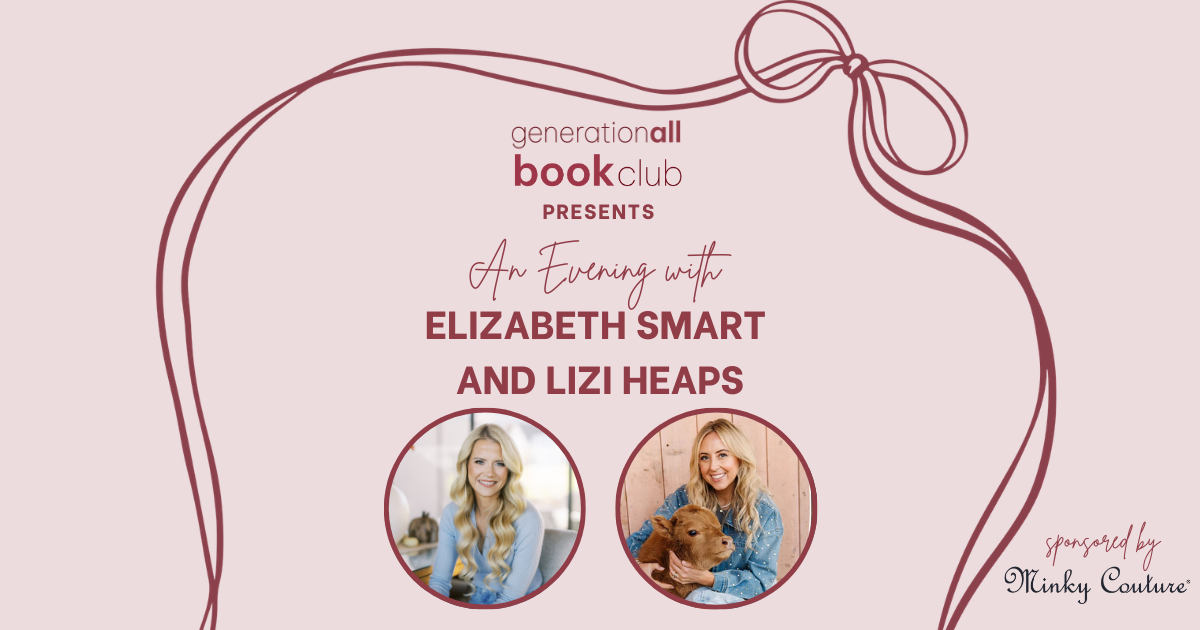 Campaign cover image for GenerationAll Book Club Presents: An Evening with Elizabeth Smart and Lizi Heaps