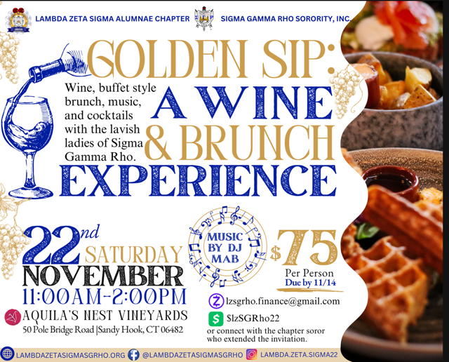 Campaign cover image for Golden Sip: A Wine & Brunch Experience