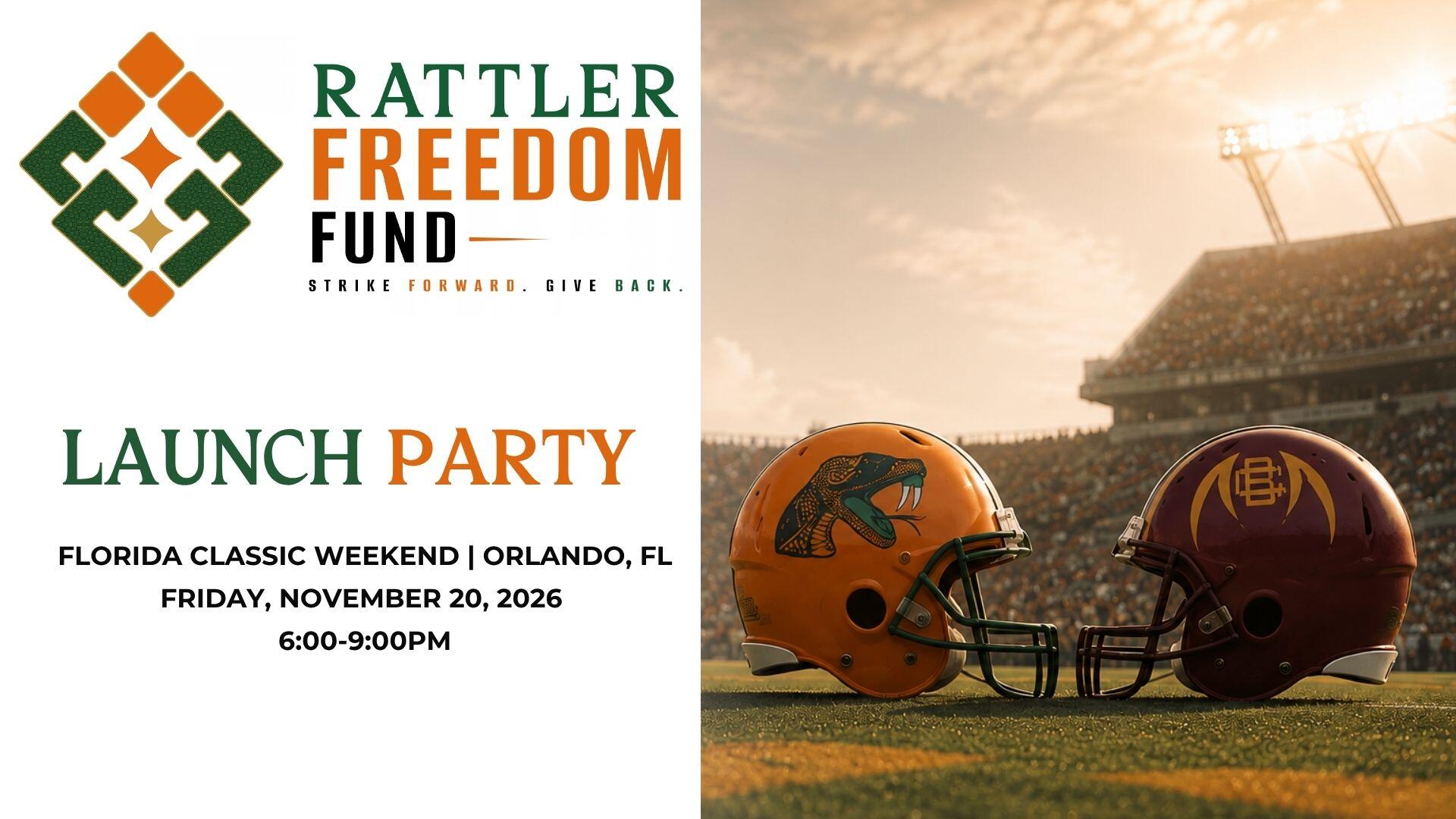 Campaign cover image for Rattler Freedom Fund Launch Party