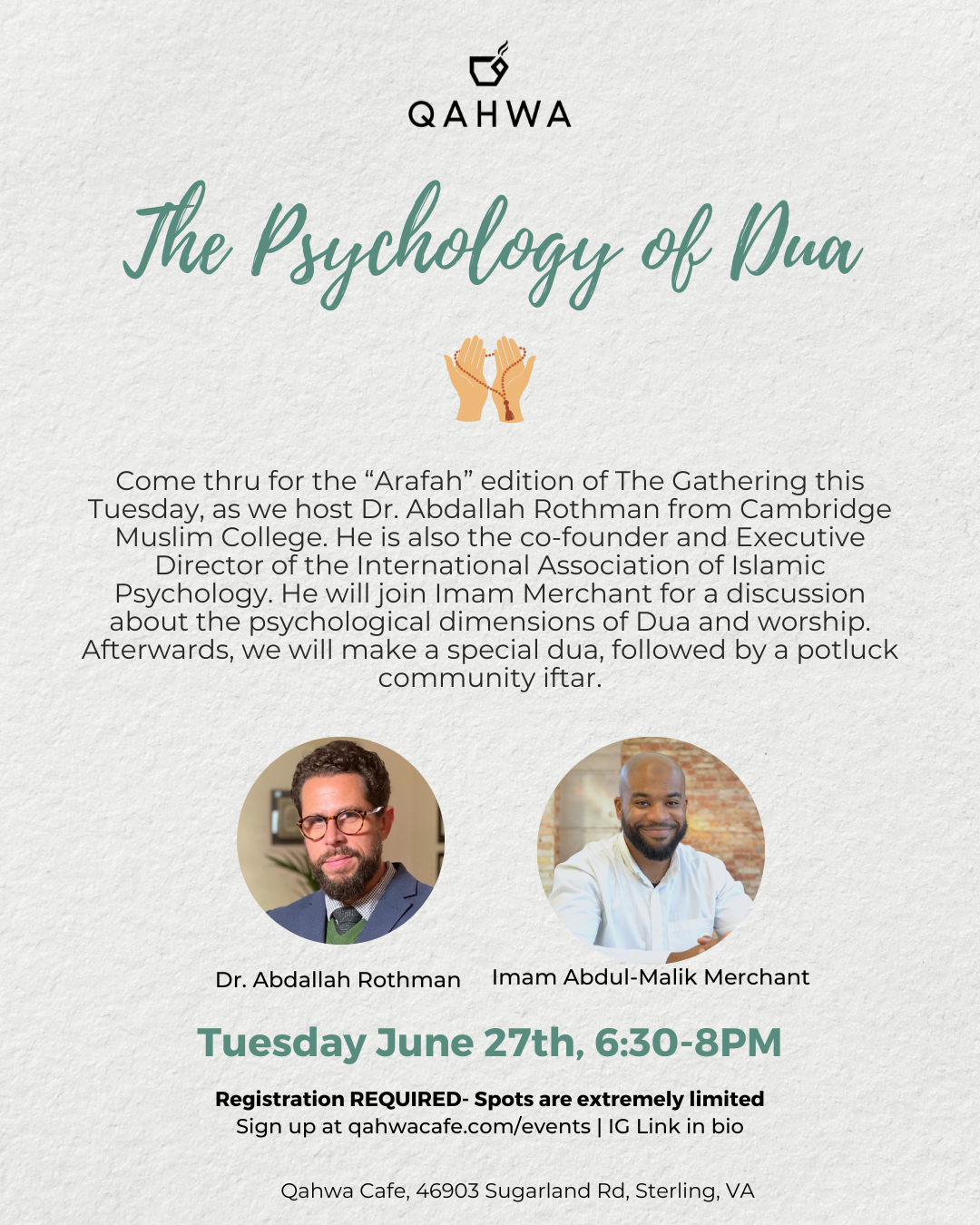 Campaign cover image for Psychology of Dua