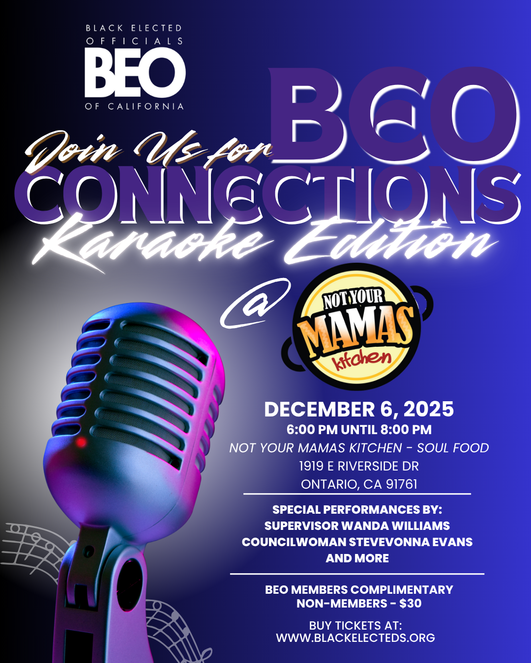 Campaign cover image for BEO Connections: Karaoke Edition