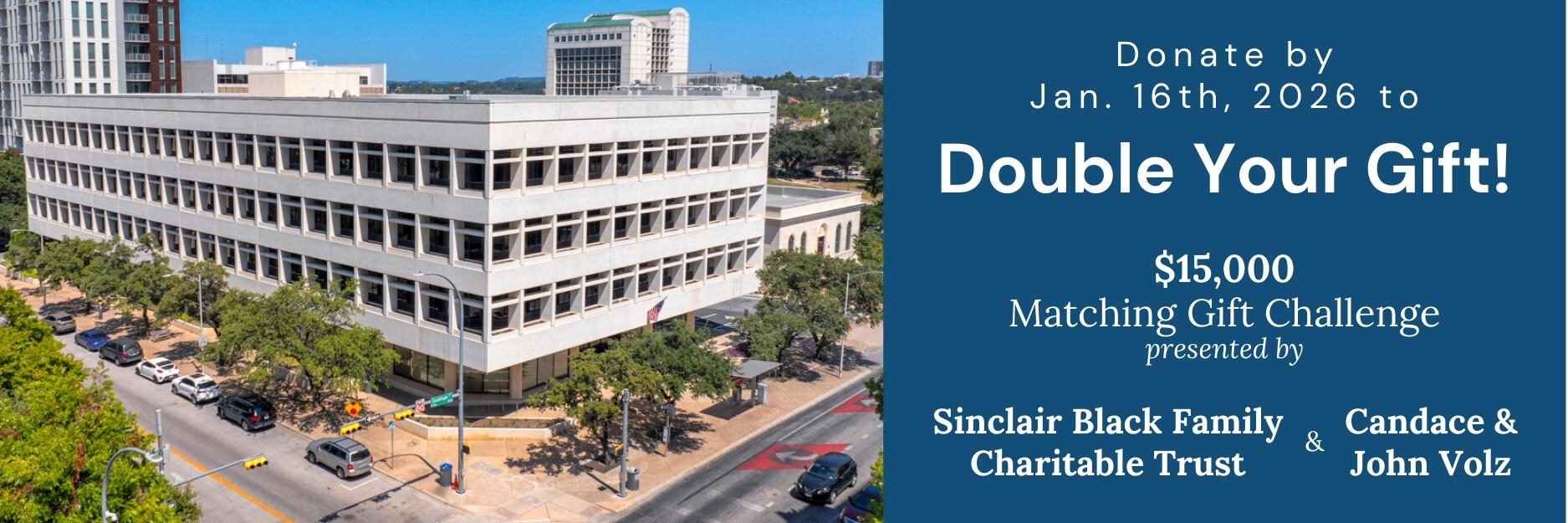 Campaign cover image for $15,000 Matching Gift Challenge