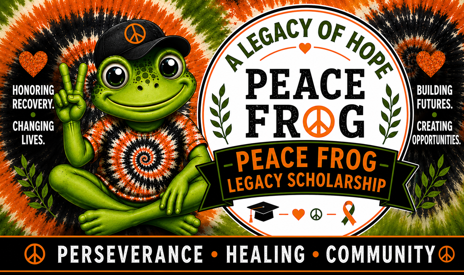 Campaign cover image for Peace Fr☮g Legacy Scholarship