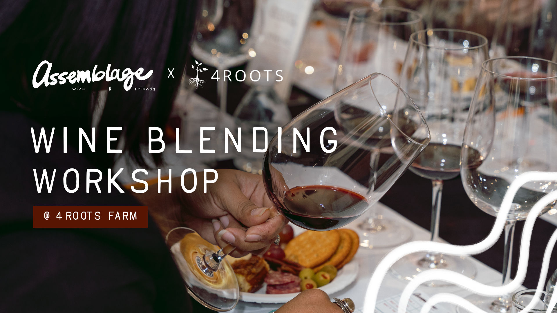 Campaign cover image for Wine Blending Workshop at 4Roots Farm