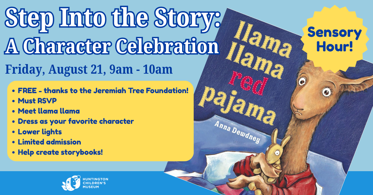 Campaign cover image for Llama Llama Sensory Hour, August 21, 9am - 10am