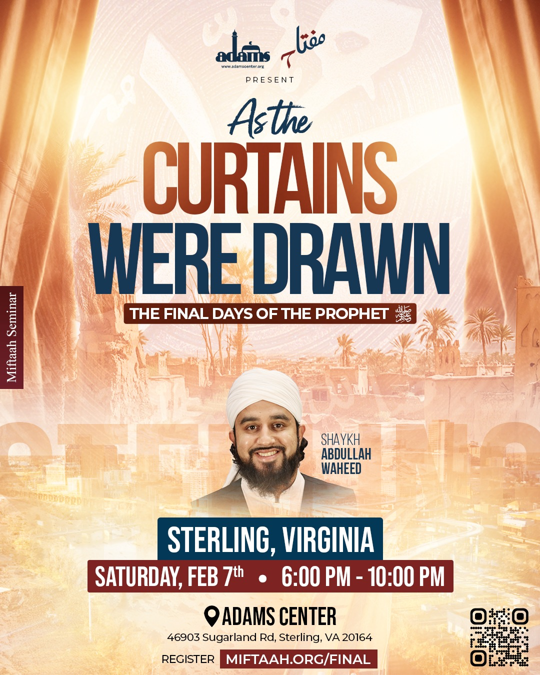 Campaign cover image for As the Curtains Were Drawn: The Final Days of the Prophet ﷺ