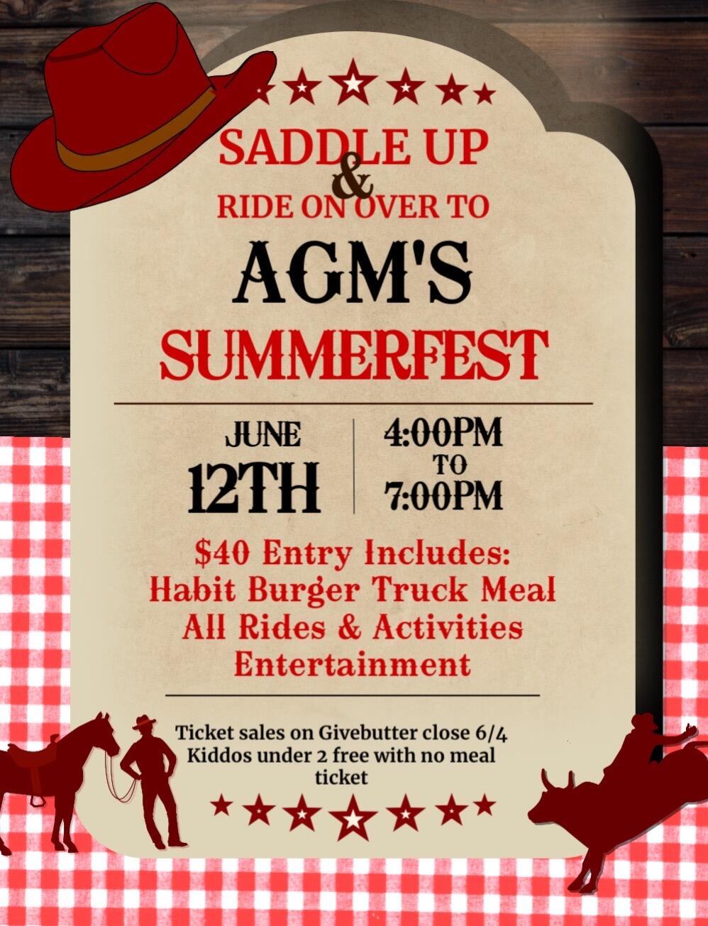 Campaign cover image for AGM'S SUMMERFEST 2025