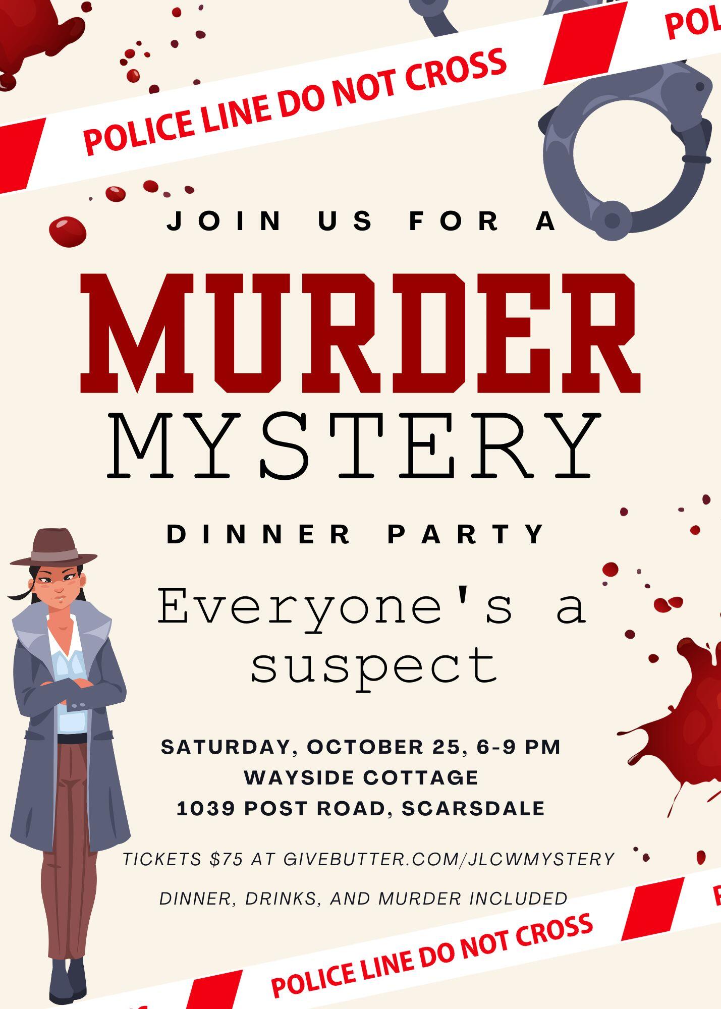 Campaign cover image for JLCW Murder Mystery Dinner