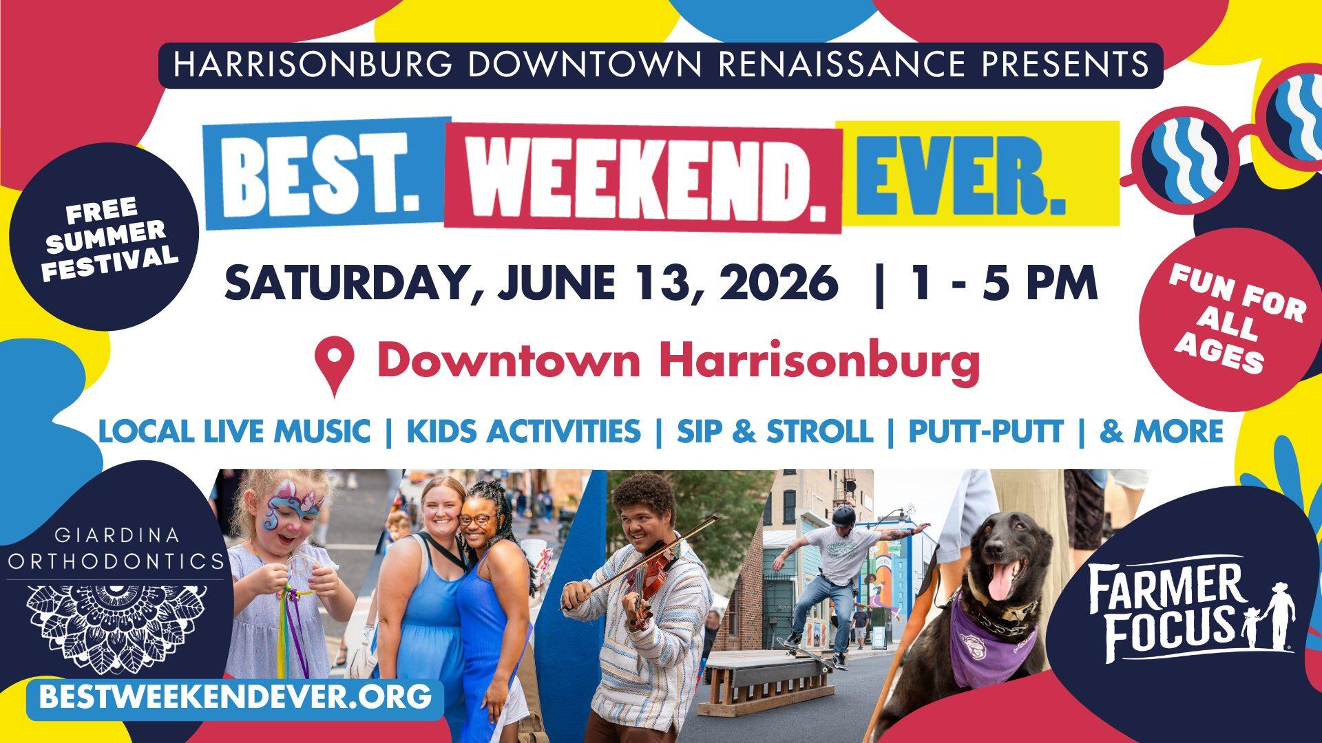 Campaign cover image for Best.Weekend.Ever. Volunteer Sign Up