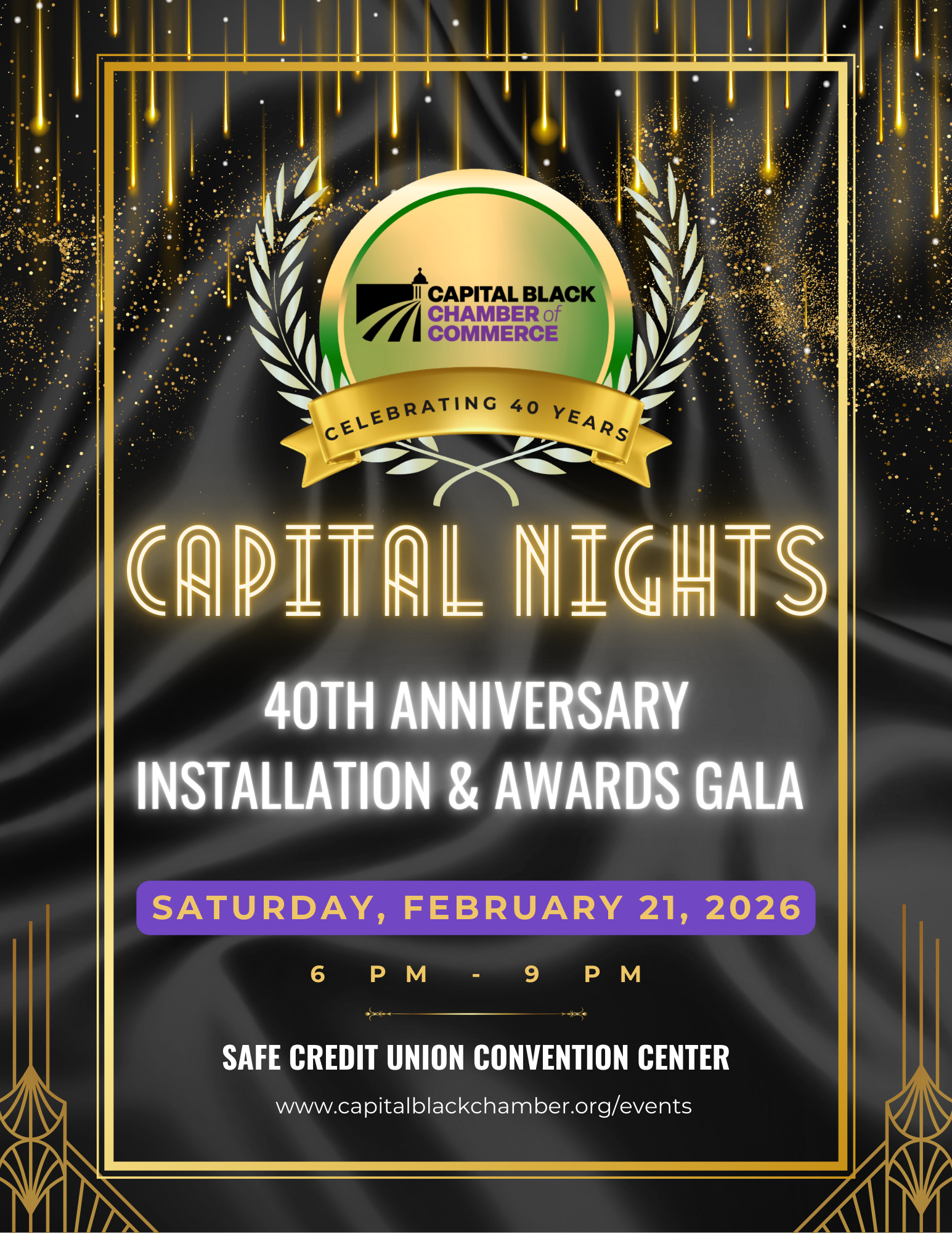 Campaign cover image for 40 Year Anniversary Gala for Capital Black Chamber of Commerce
