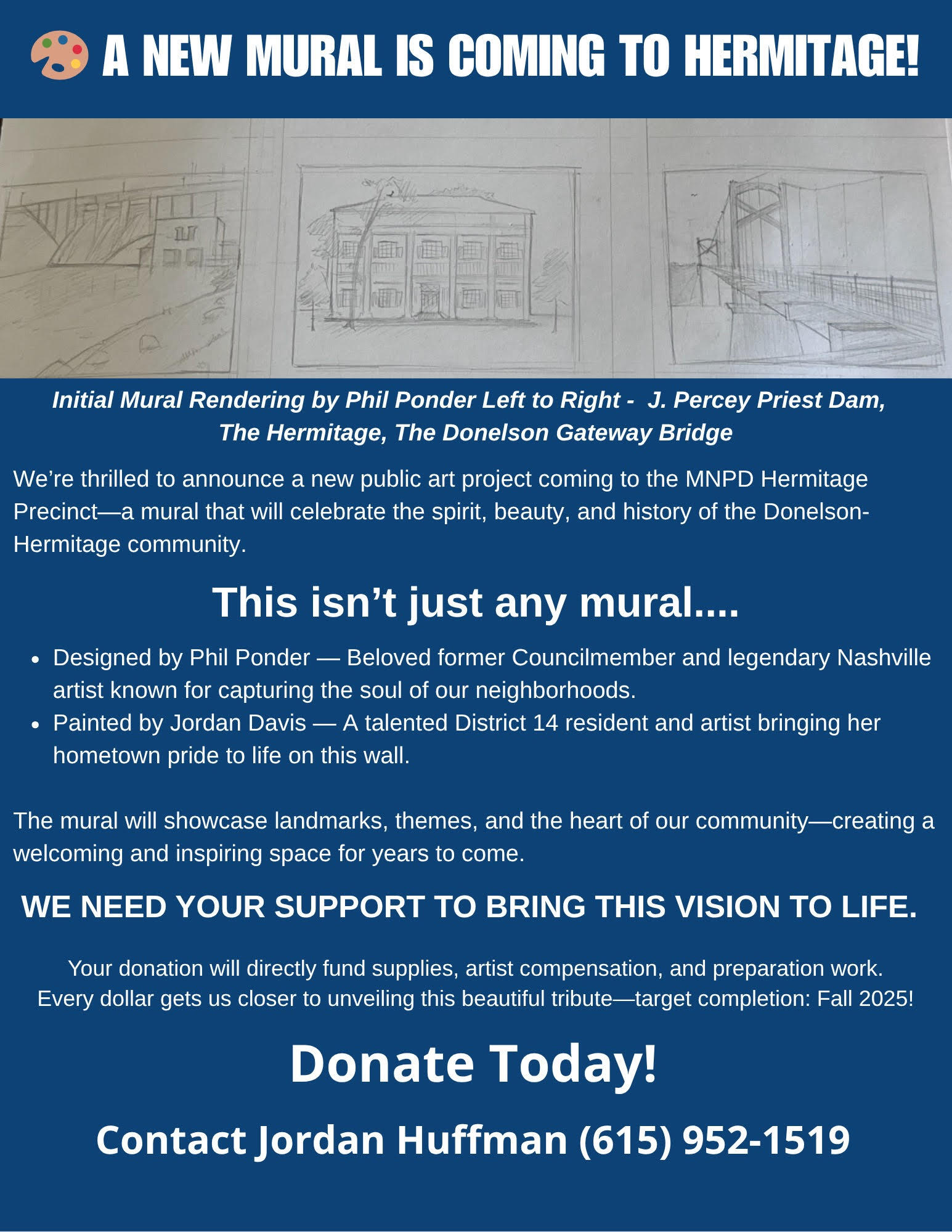 Campaign cover image for A New Mural is Coming to Hermitage!