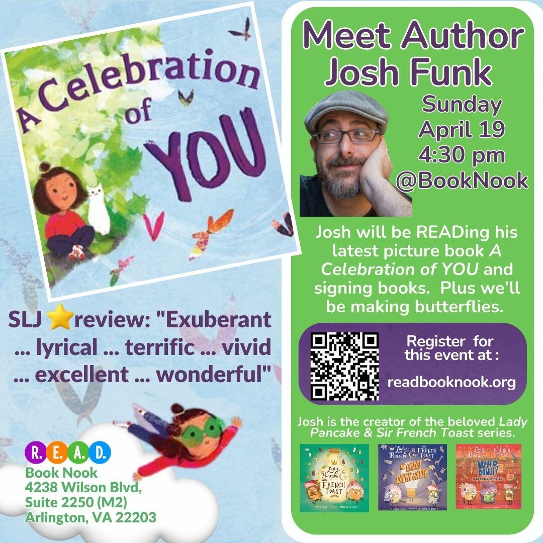 Campaign cover image for Meet Author Josh Funk