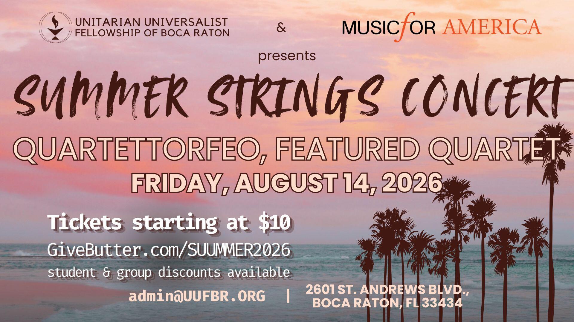 Campaign cover image for Summer Strings Festival 2026