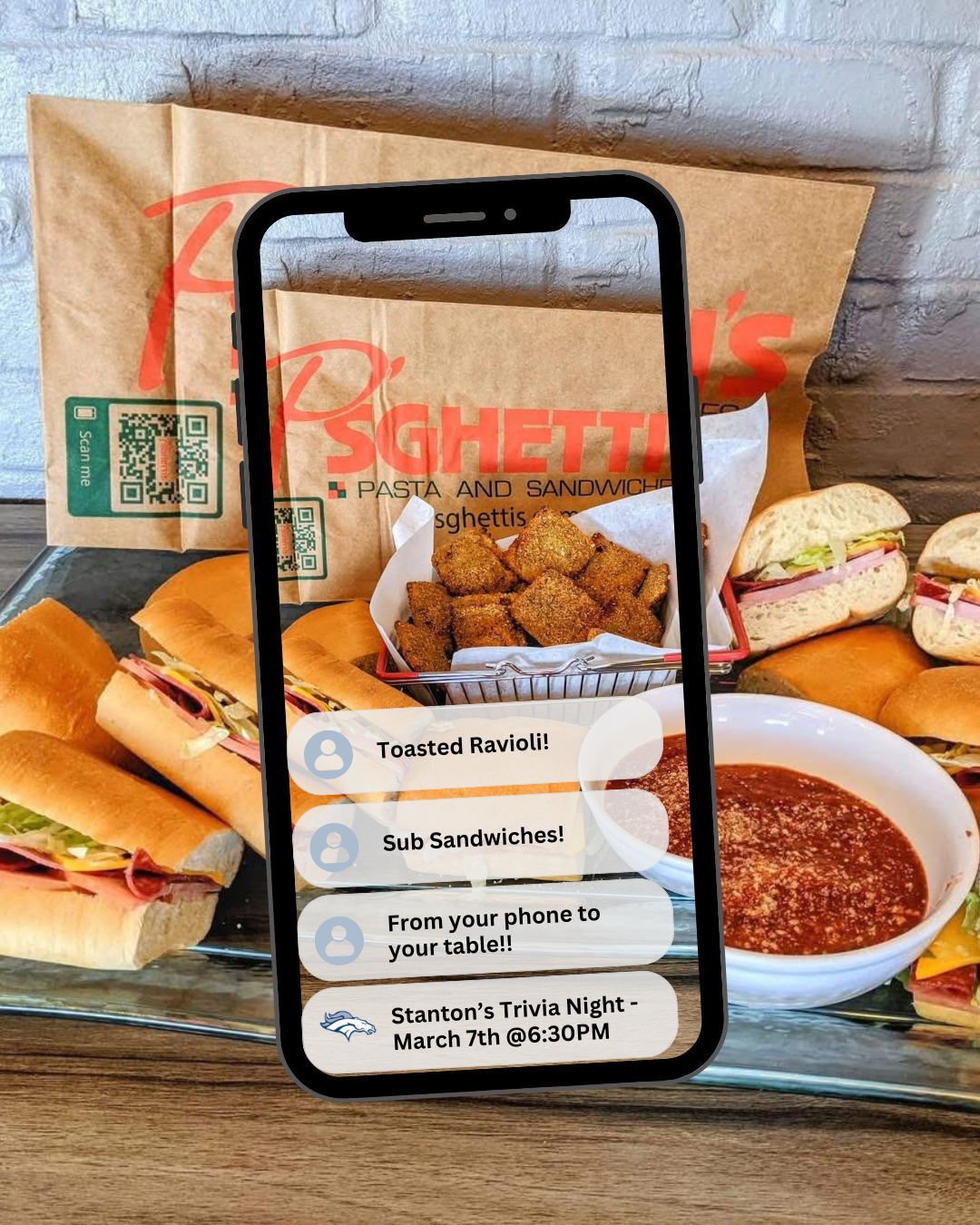 Campaign cover image for P’sghetti’s Food Orders - Trivia Night