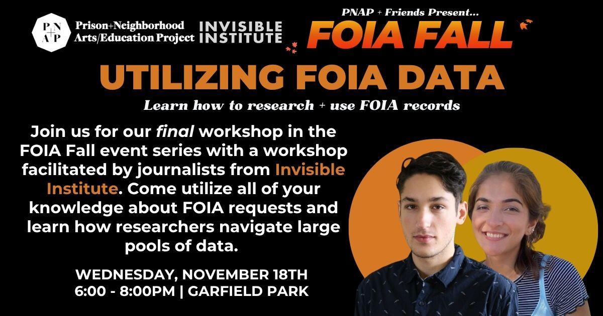 Campaign cover image for FOIA Fall: Utilizing FOIA Data