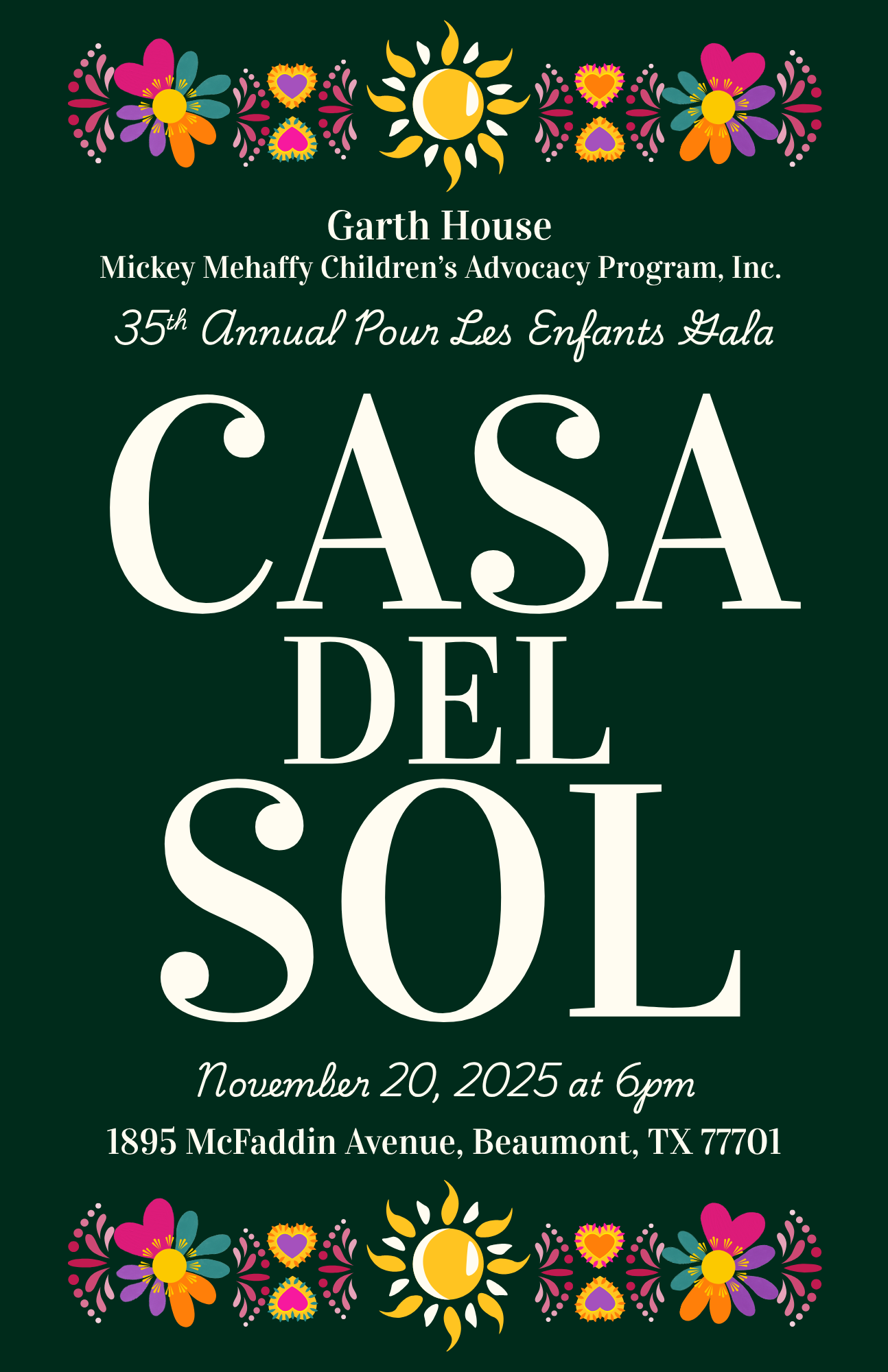 Campaign cover image for Garth House 35th Annual Pour Les Enfants Gala