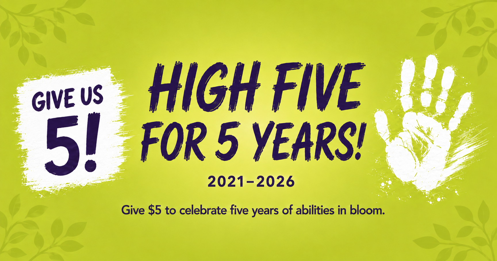 Campaign cover image for Give us 5!