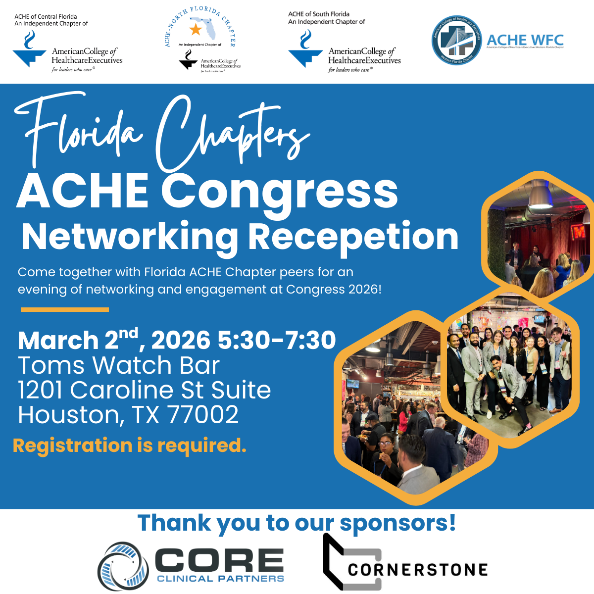 Campaign cover image for 03022026 ACHE Congress Florida Networking Event