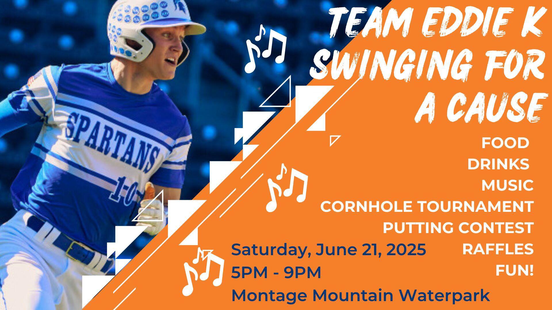 Campaign cover image for Team Eddie K Swinging for a Cause!