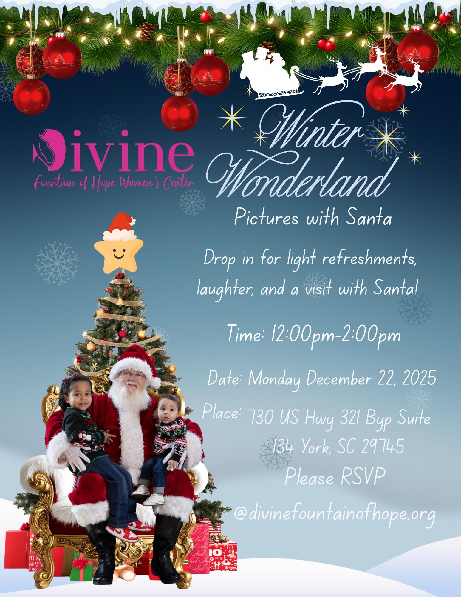 Campaign cover image for 2025 Winter Wonderland Meet Santa